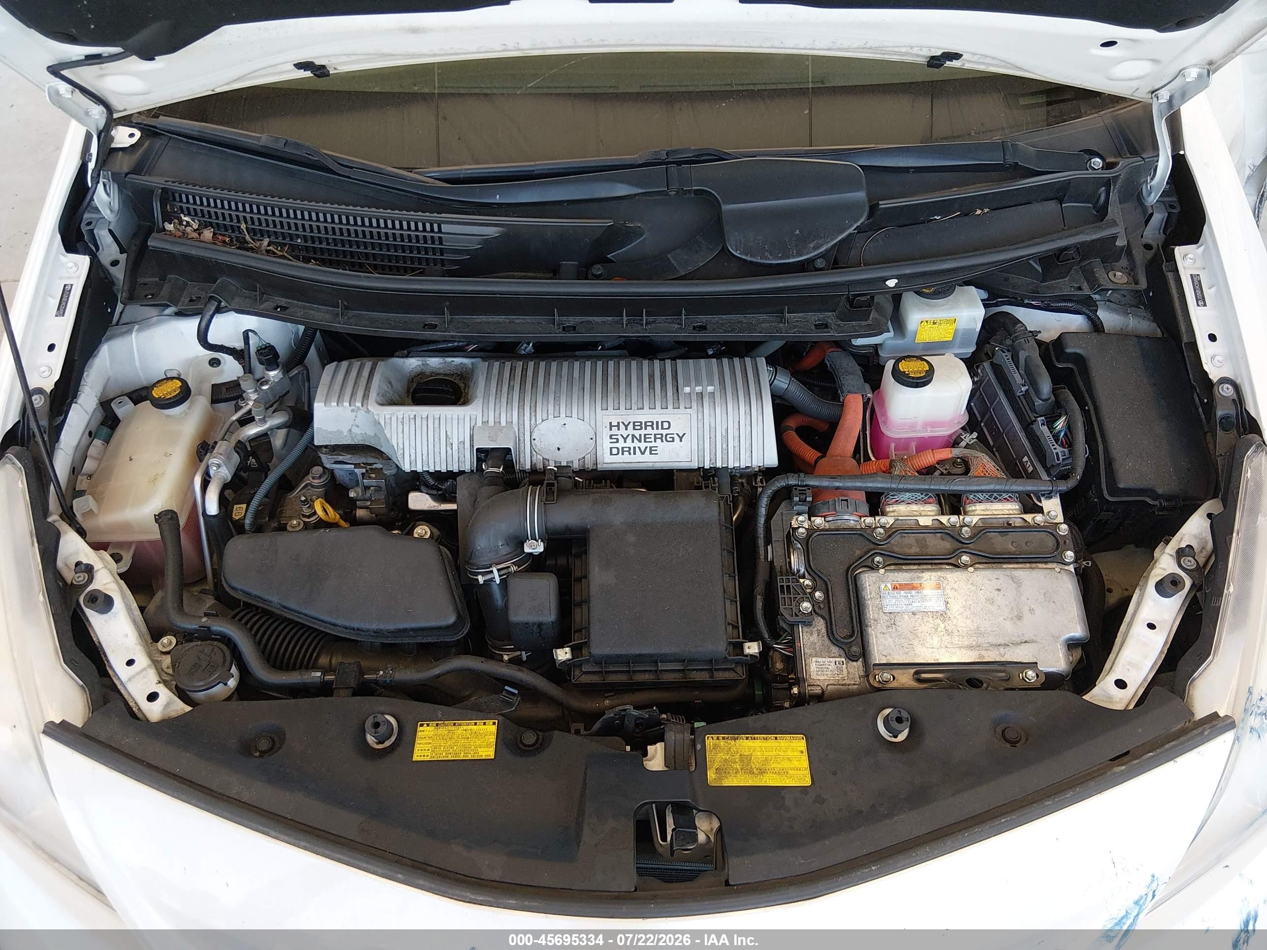 2012 Toyota Prius V Three Белый vin: JTDZN3EU9C3049822