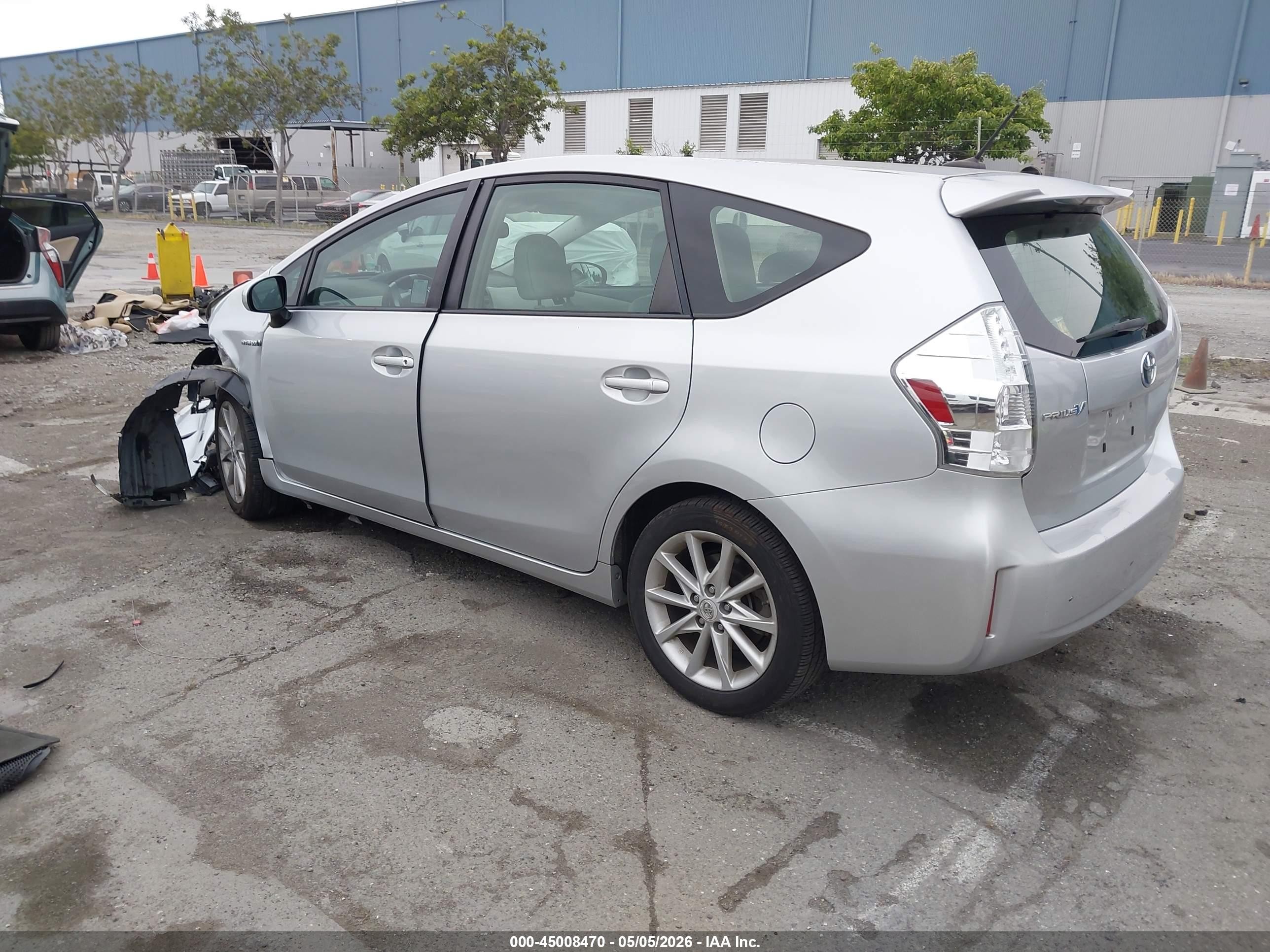 2012 Toyota Prius V Five Silver vin: JTDZN3EU9C3058360