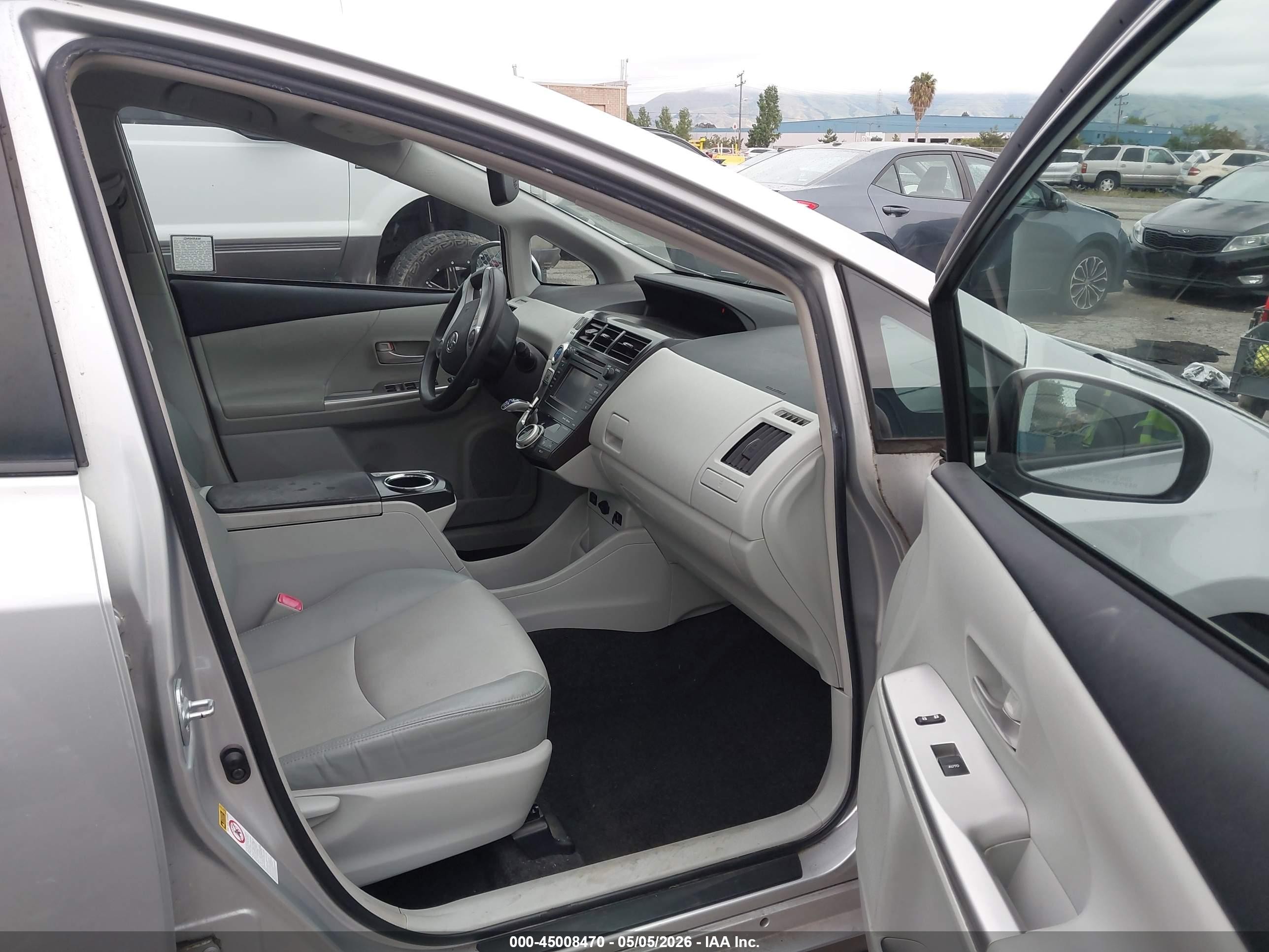2012 Toyota Prius V Five Silver vin: JTDZN3EU9C3058360