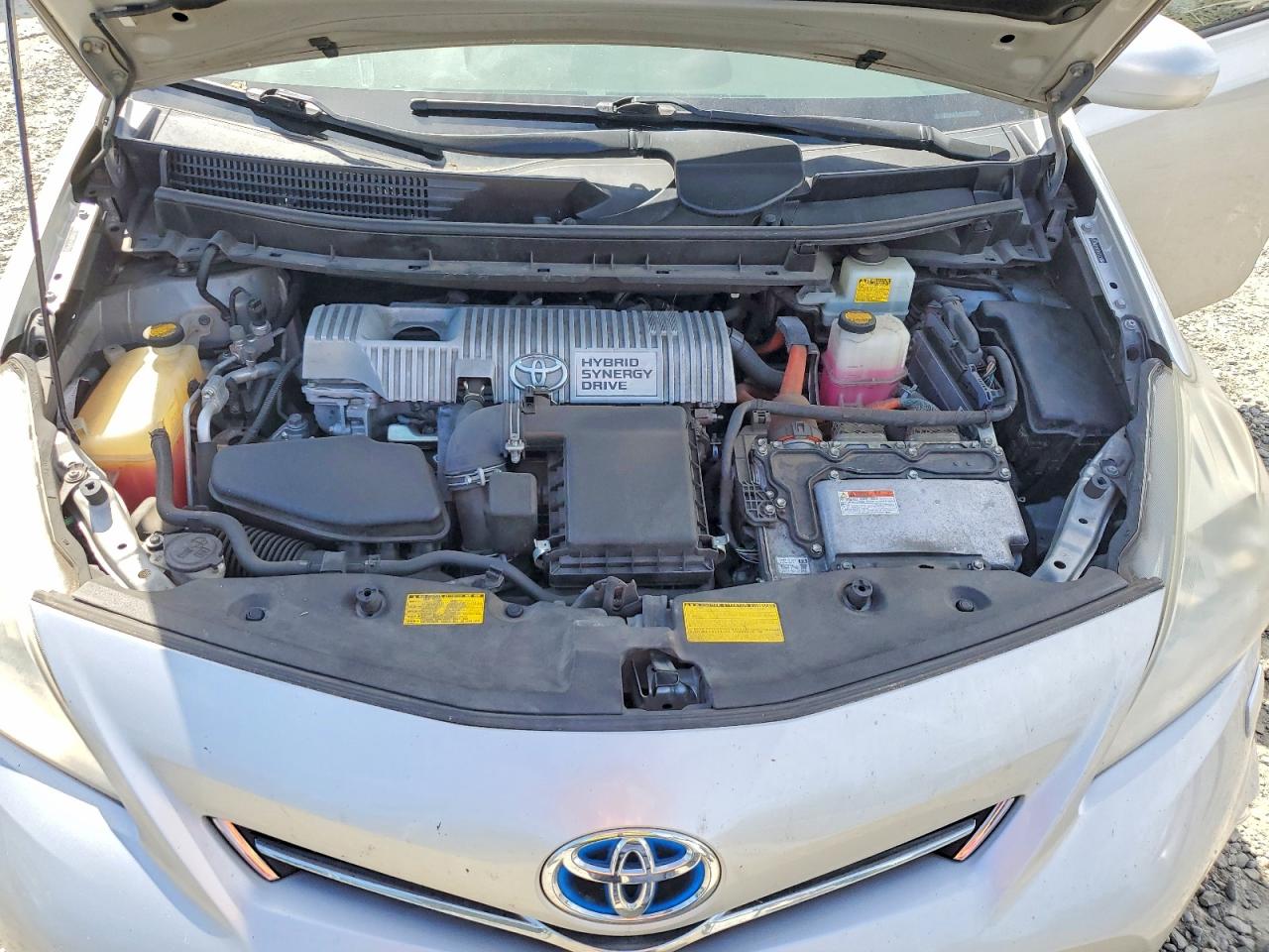 2012 Toyota Prius V Five Gray vin: JTDZN3EU9C3080360