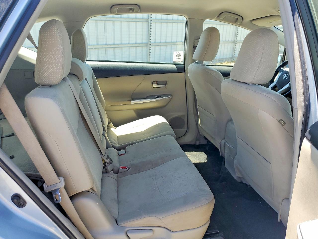 2012 Toyota Prius V Two Turquoise vin: JTDZN3EU9C3081315