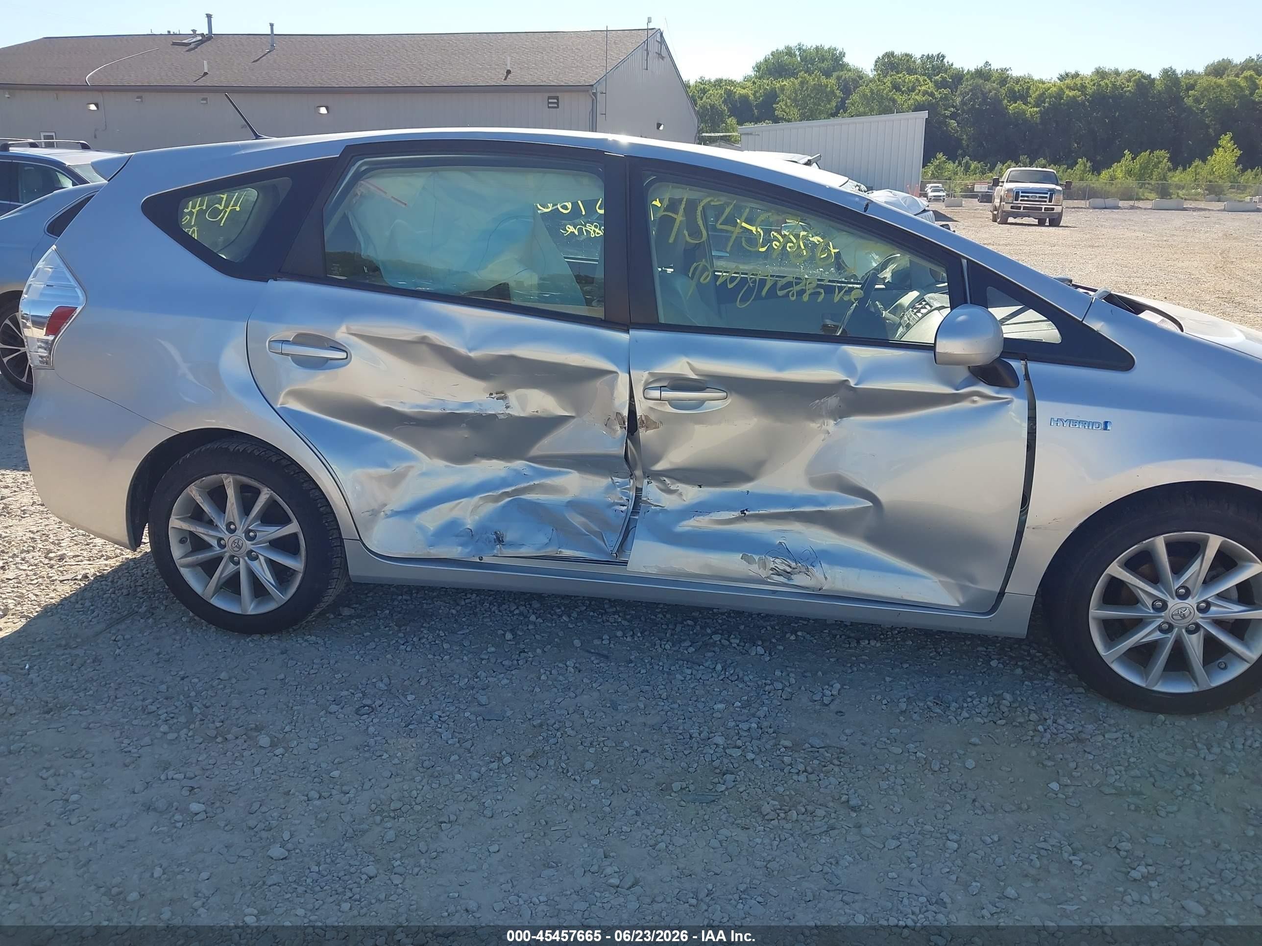 2012 Toyota Prius V Five Silver vin: JTDZN3EU9C3146762
