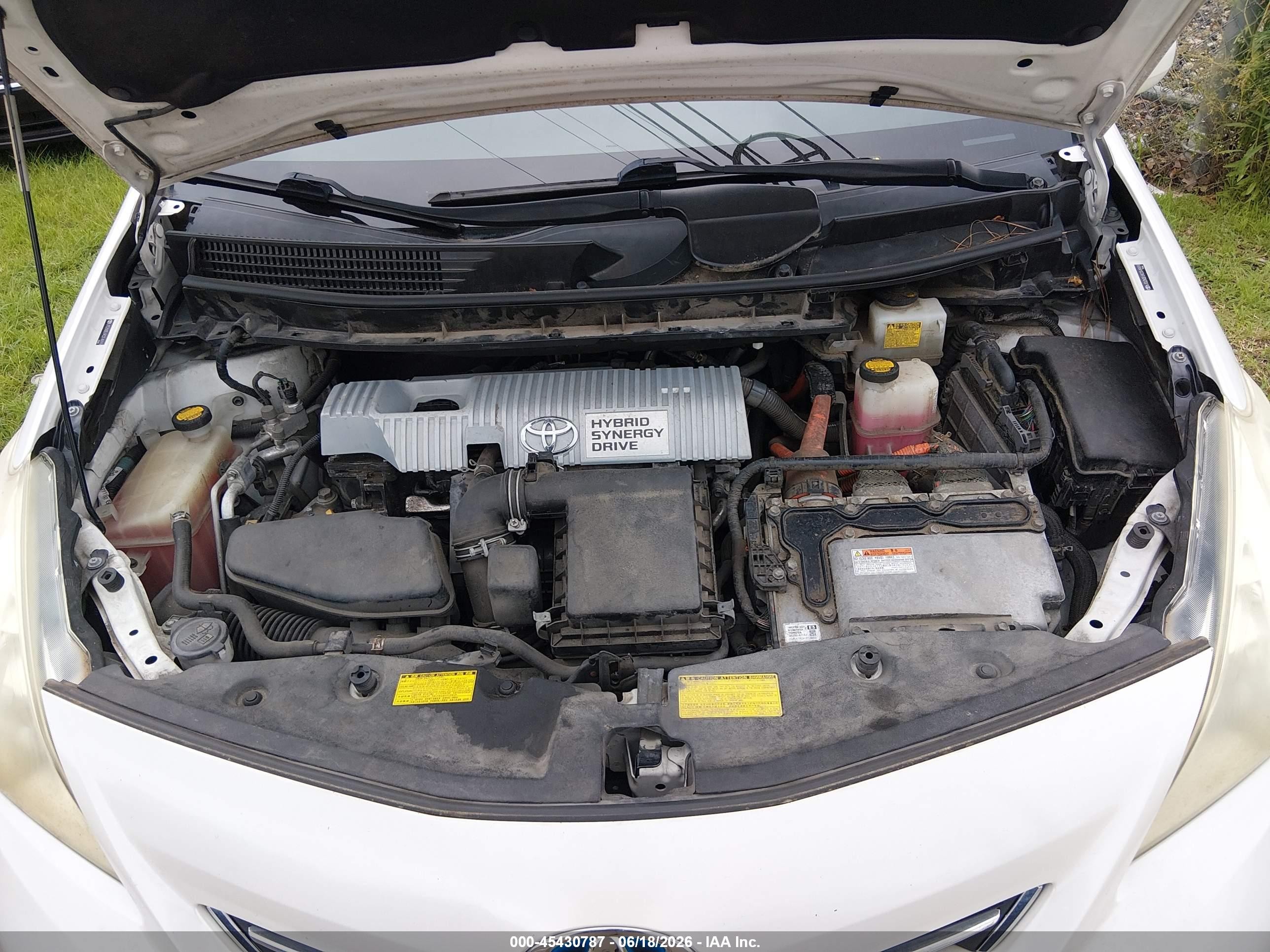 2012 Toyota Prius V Three White vin: JTDZN3EU9C3149919
