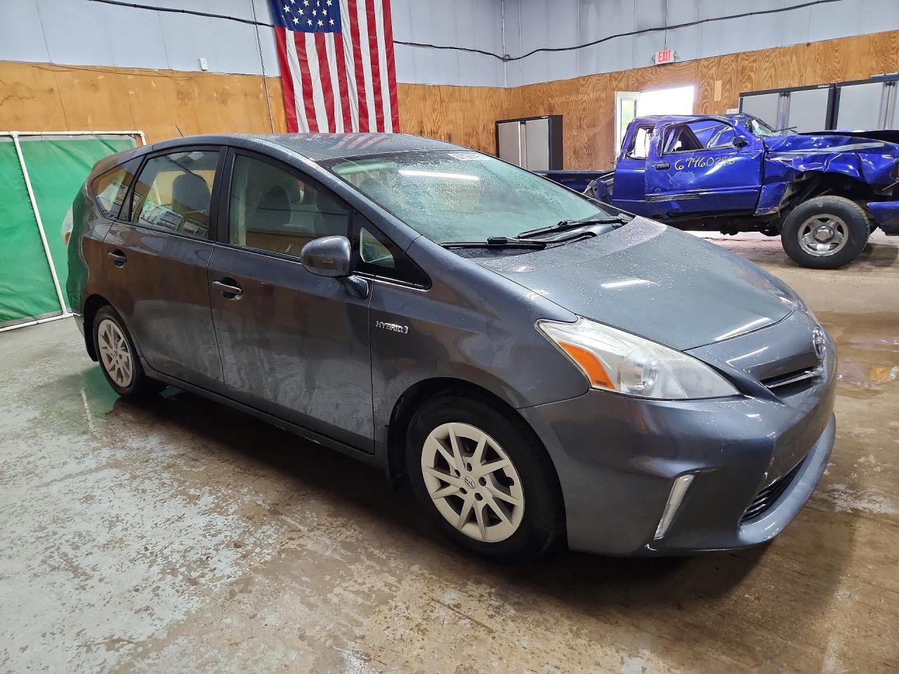 2012 Toyota Prius V Three Charcoal vin: JTDZN3EU9C3158166