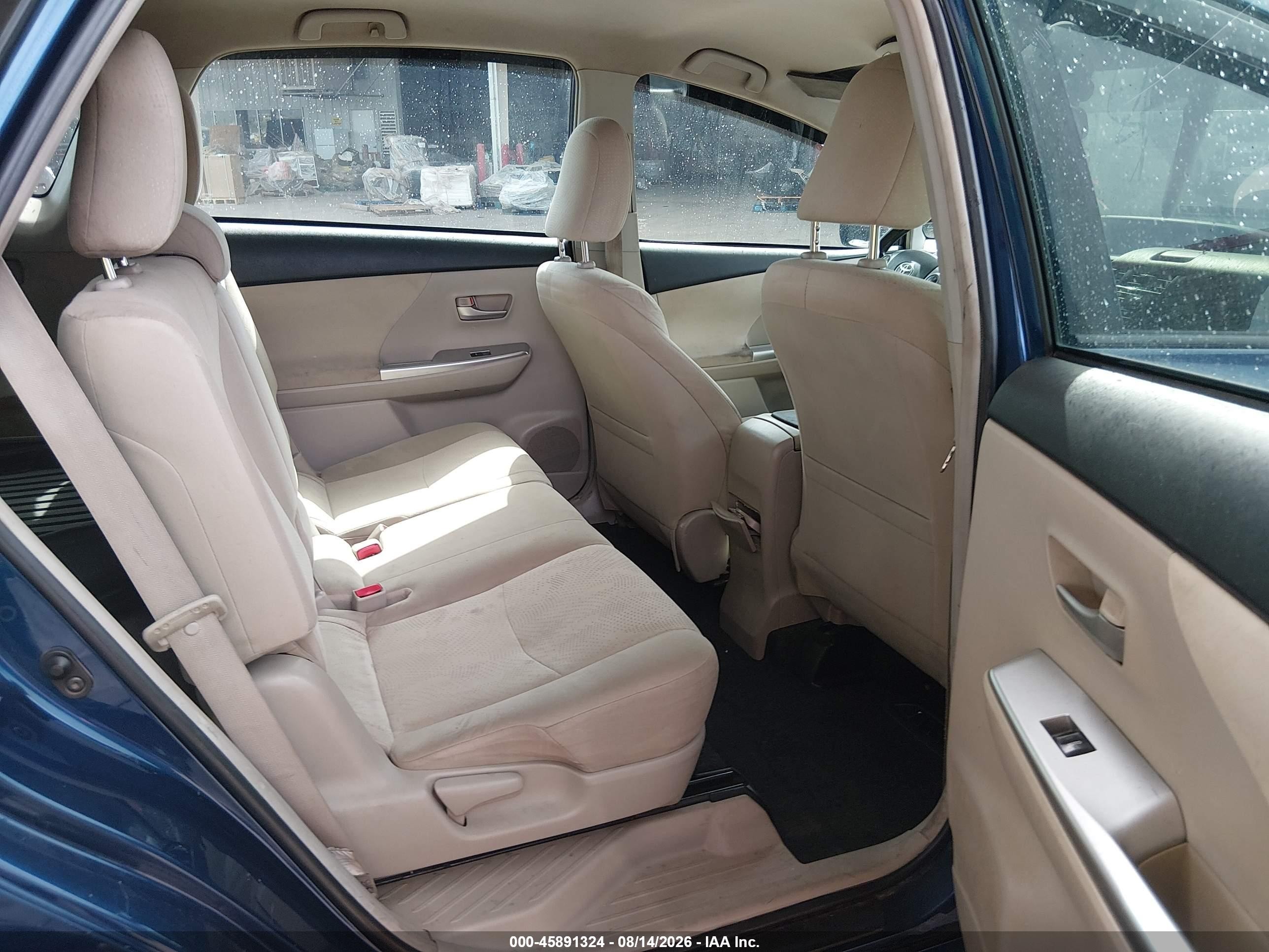 2012 Toyota Prius V Two Синий vin: JTDZN3EU9C3159771