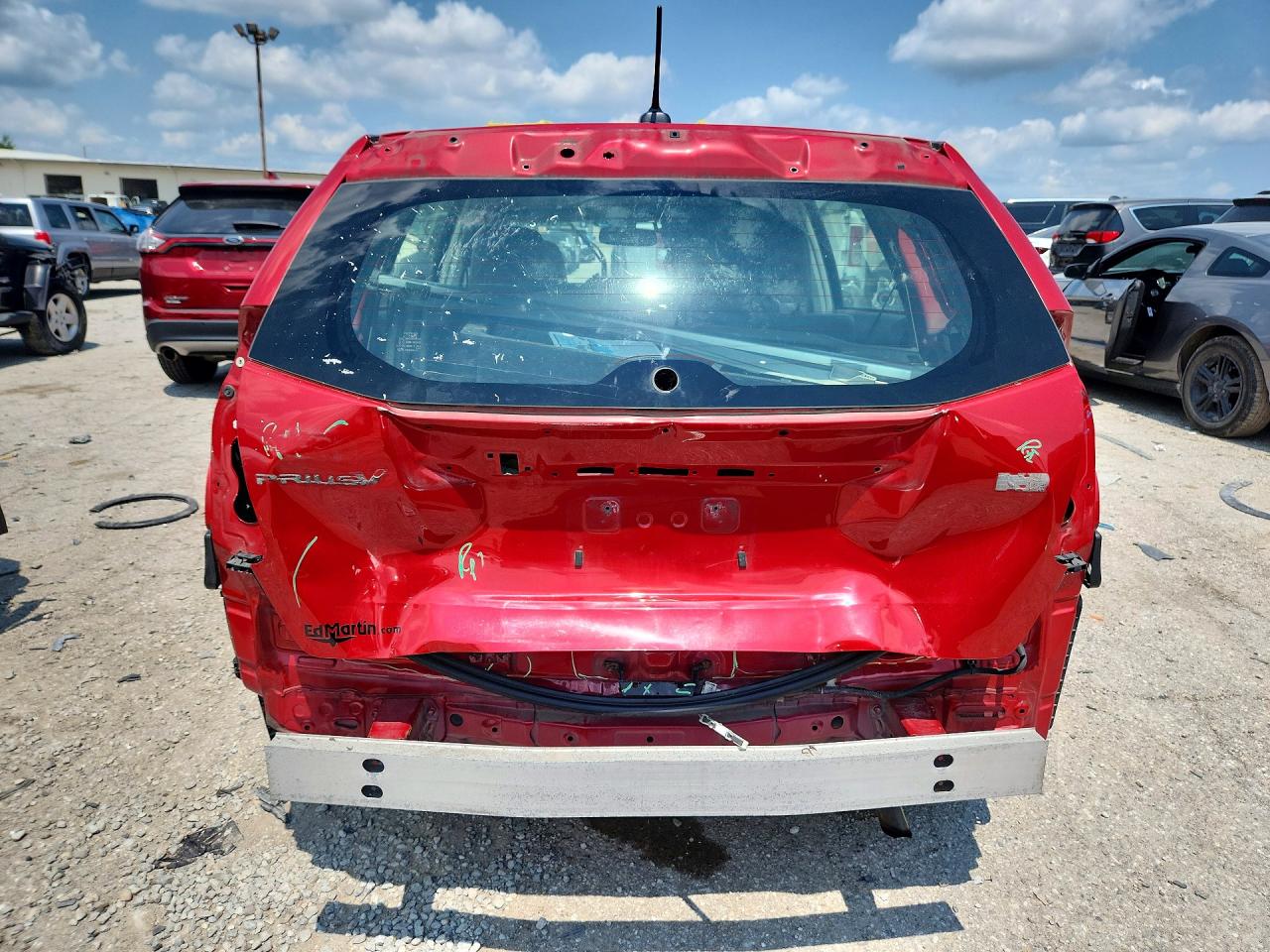 2013 Toyota Prius V Five Red vin: JTDZN3EU9D3196319