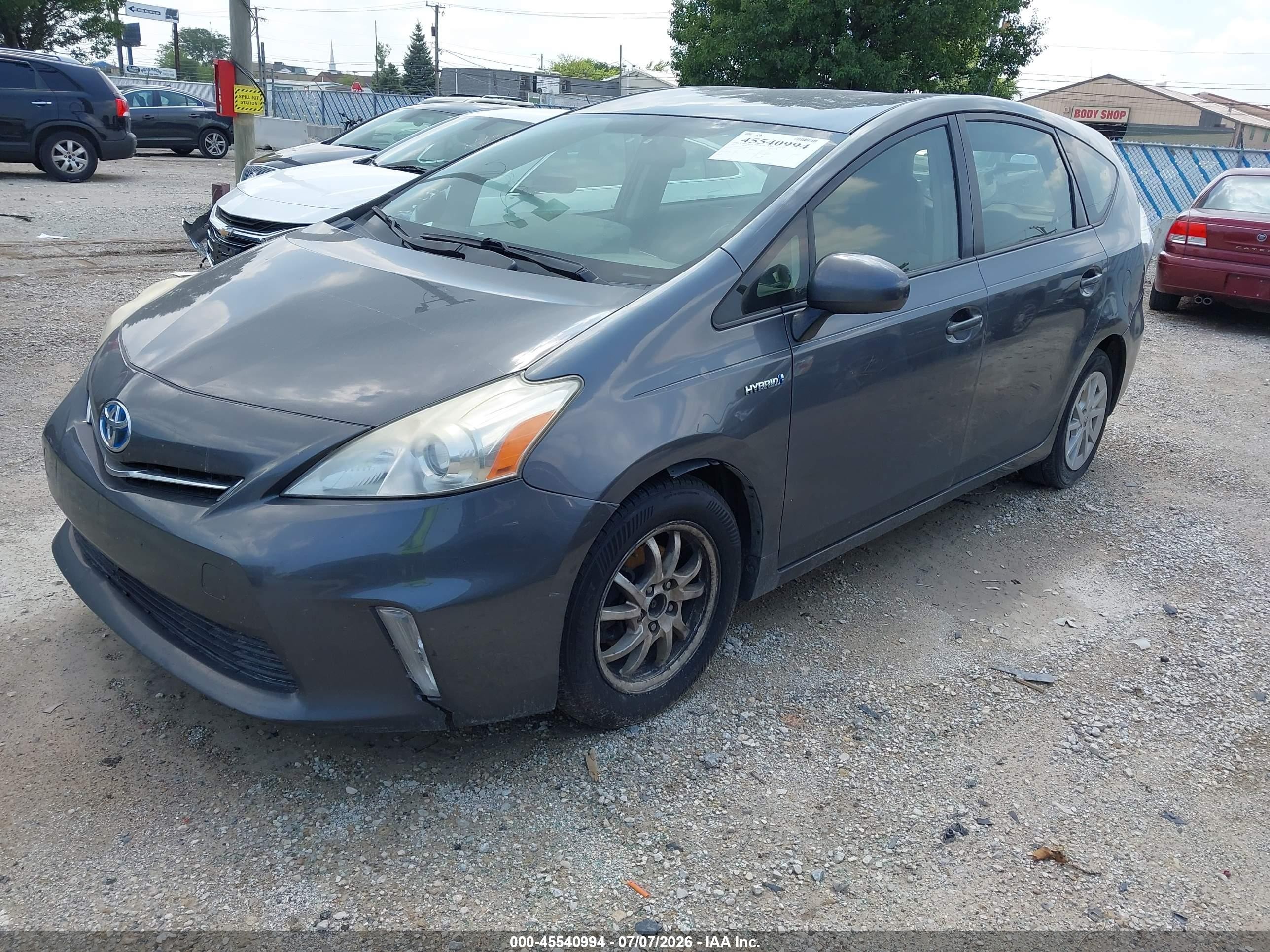 2013 Toyota Prius V Three Gray vin: JTDZN3EU9D3202040