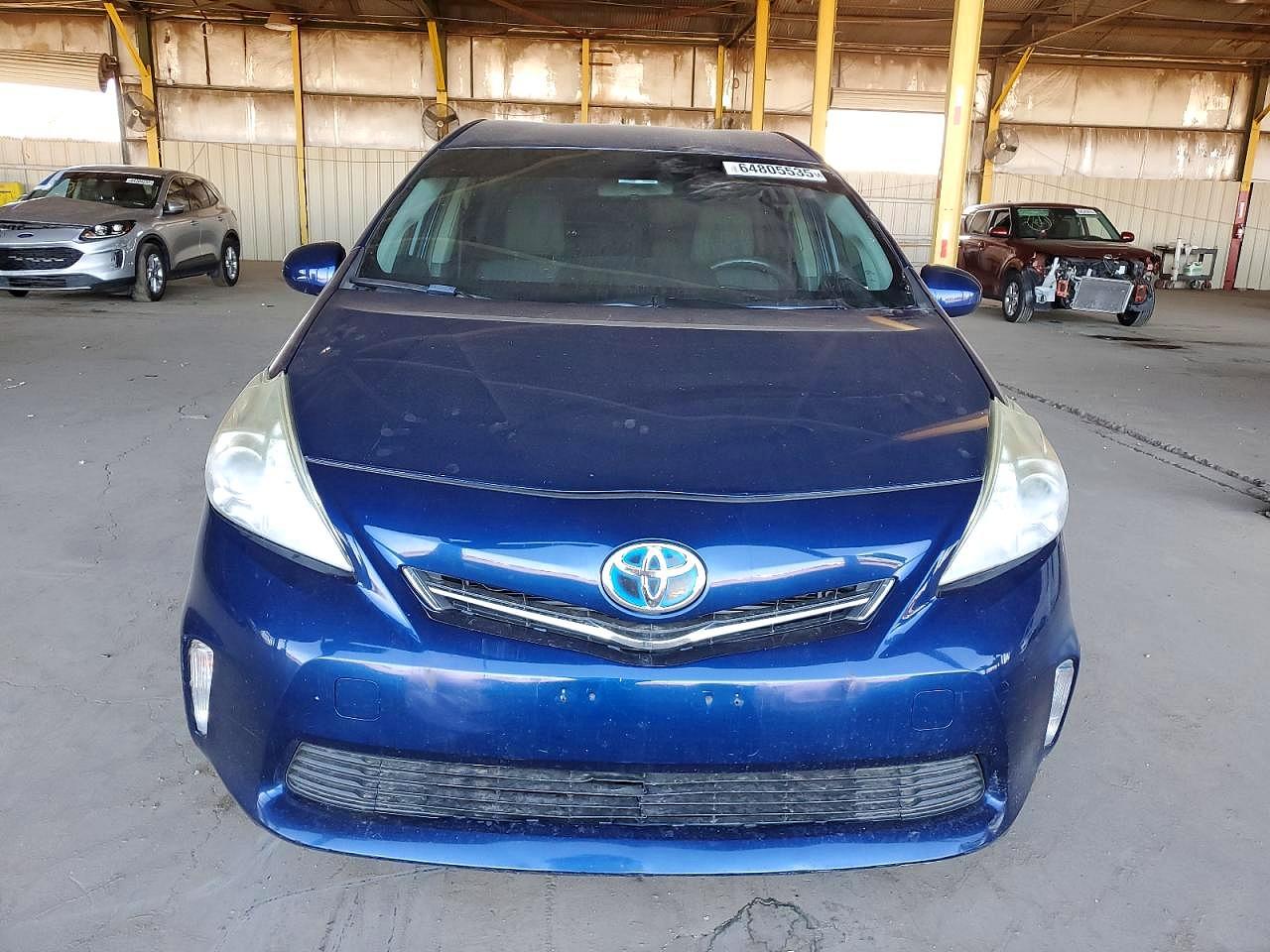 2013 Toyota Prius V Three Blue vin: JTDZN3EU9D3204645