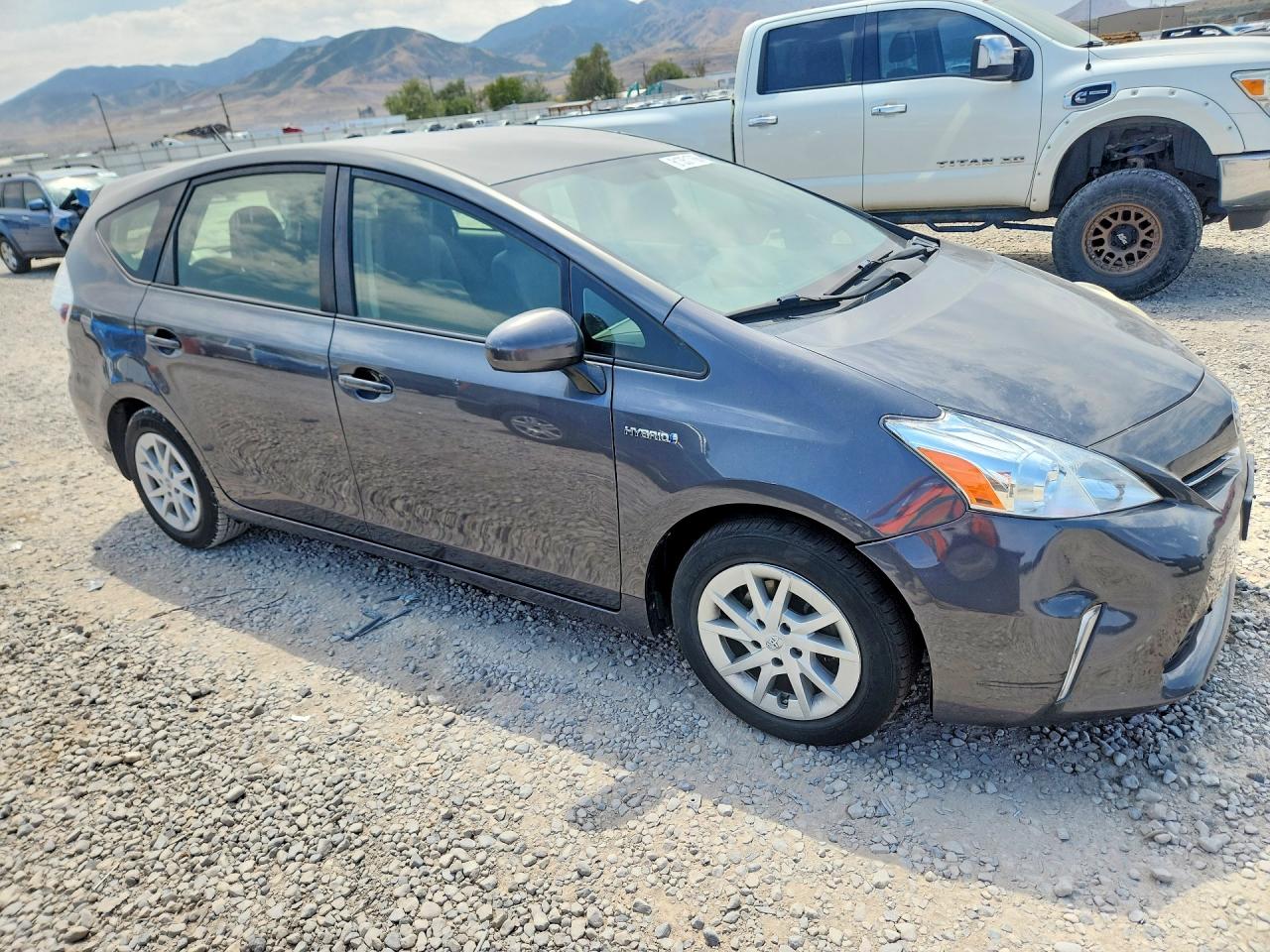 2013 Toyota Prius V Two Gray vin: JTDZN3EU9D3222269