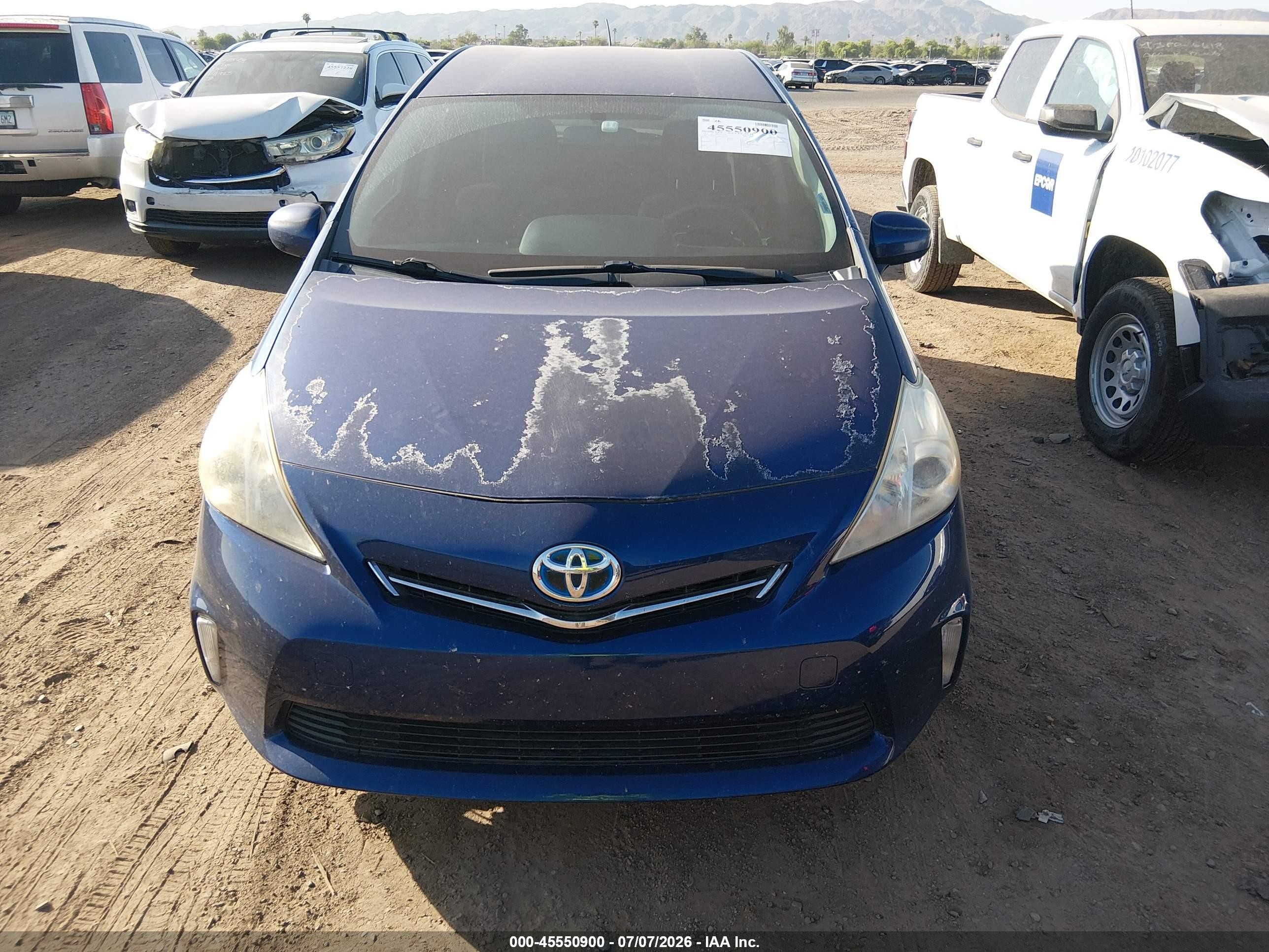 2013 Toyota Prius V Three Blue vin: JTDZN3EU9D3249679
