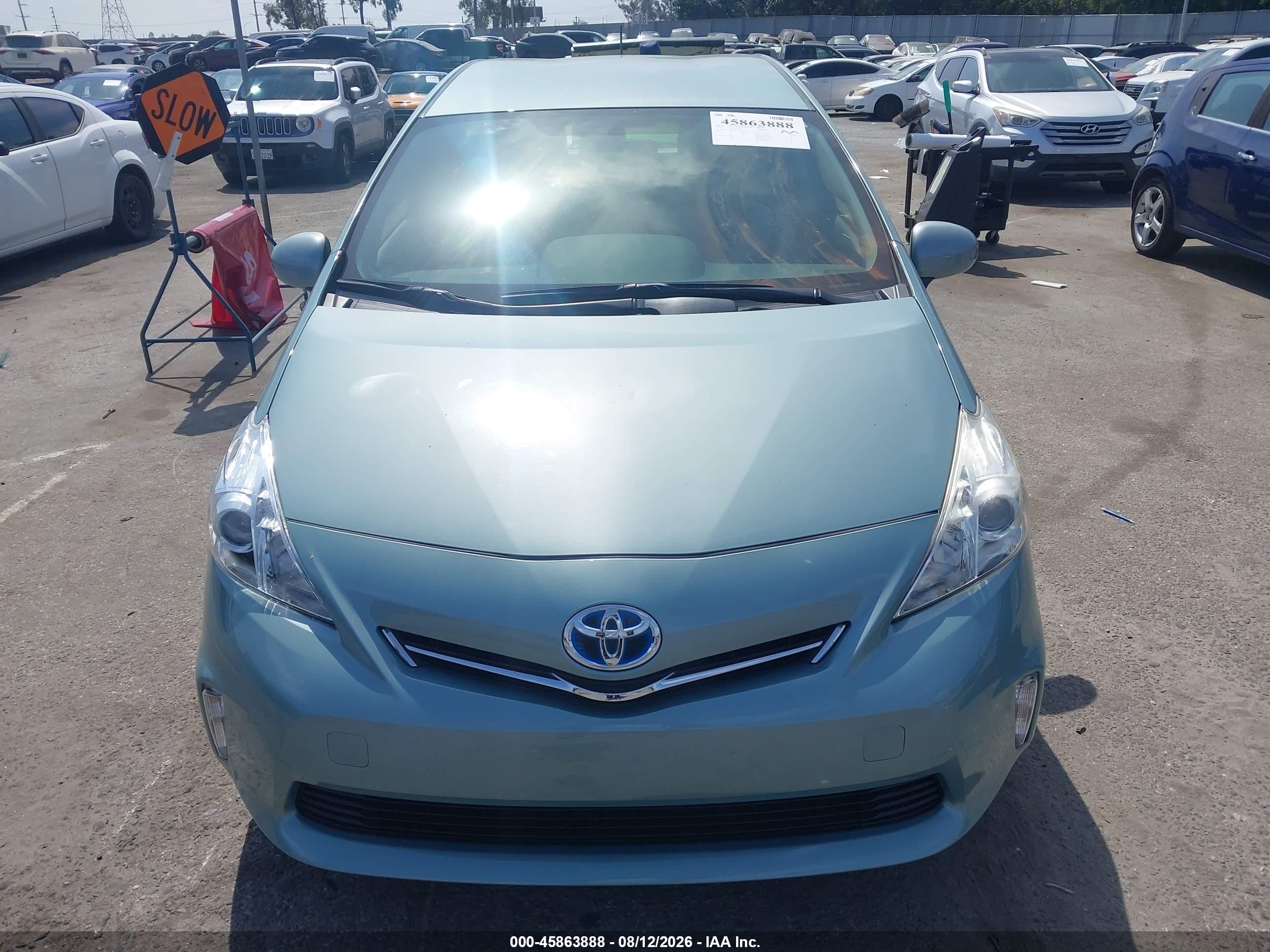 2014 Toyota Prius V Three Teal vin: JTDZN3EU9E3295160