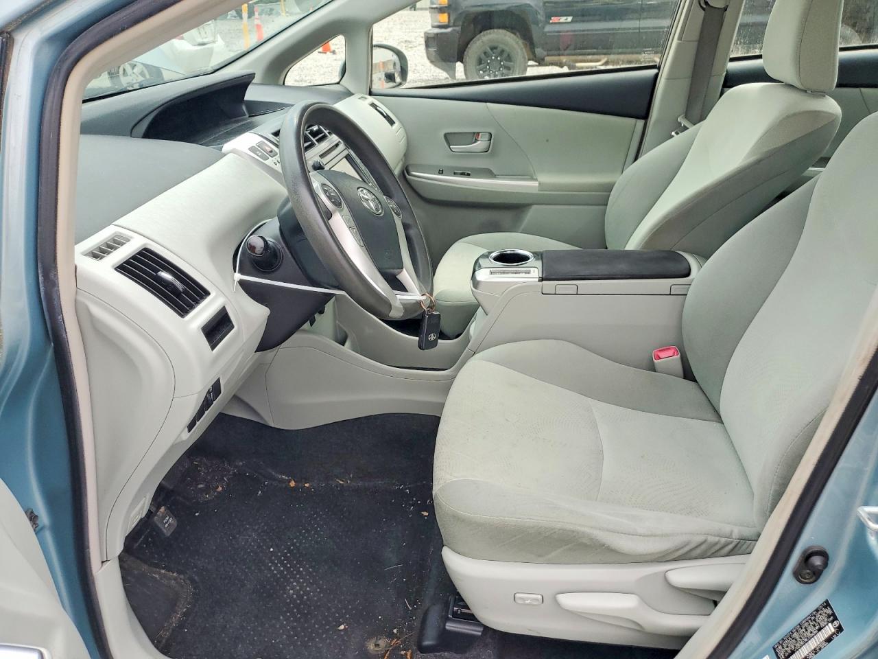 2014 Toyota Prius V Three Бирюзовый vin: JTDZN3EU9EJ008086