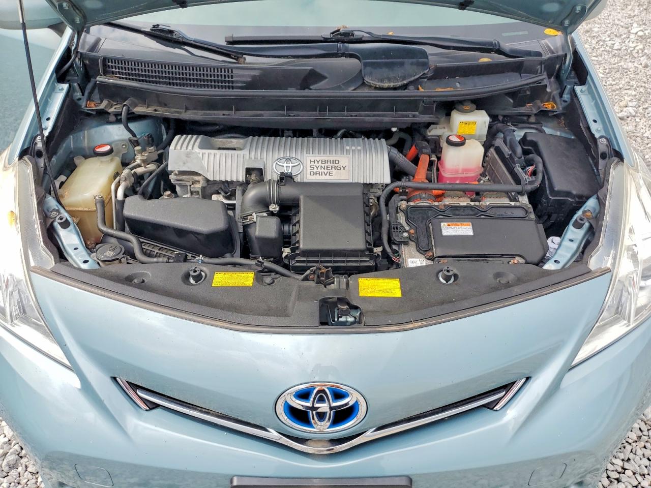 2014 Toyota Prius V Three Бирюзовый vin: JTDZN3EU9EJ008086