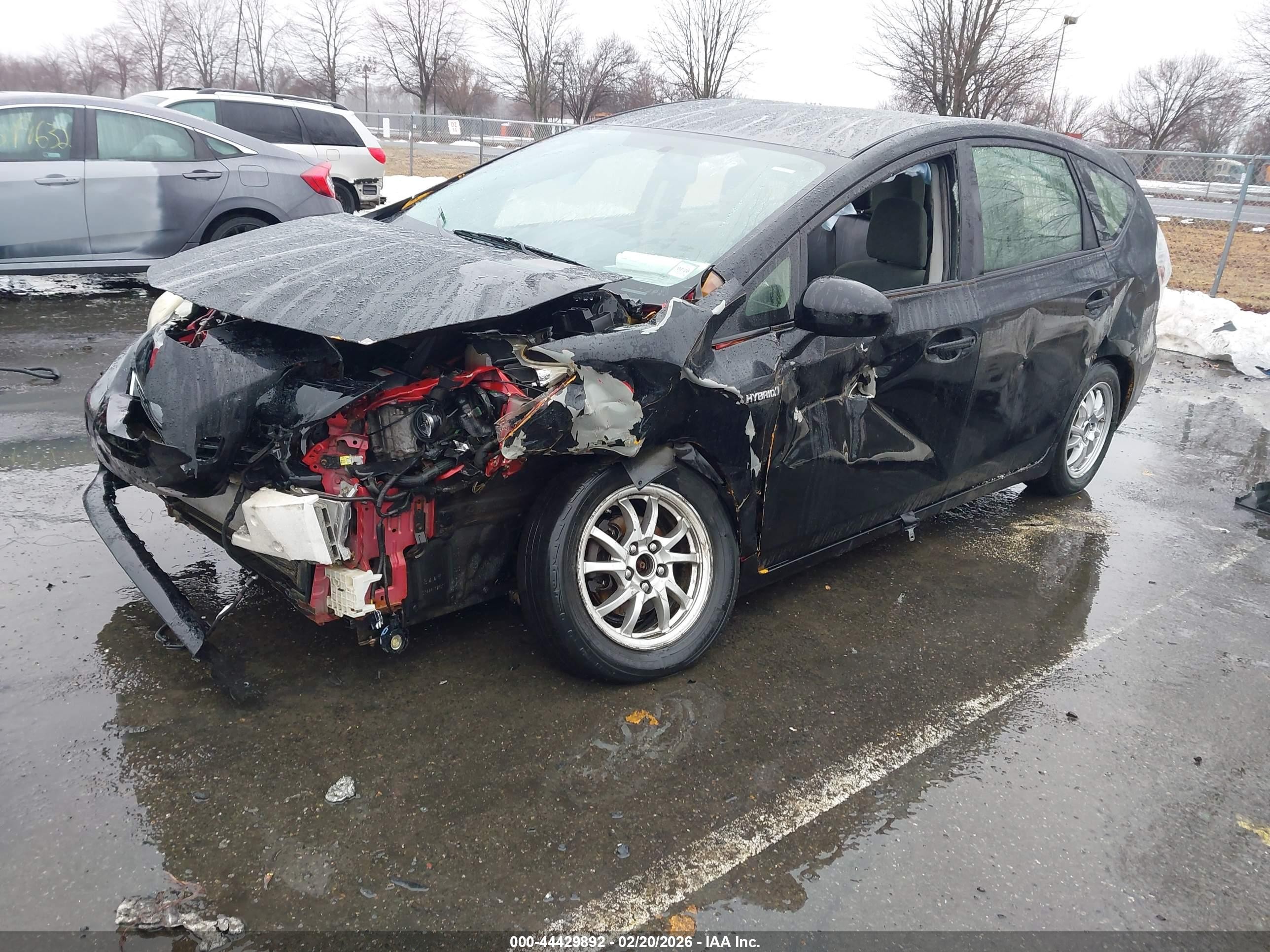 2014 Toyota Prius V Two Black vin: JTDZN3EU9EJ009142
