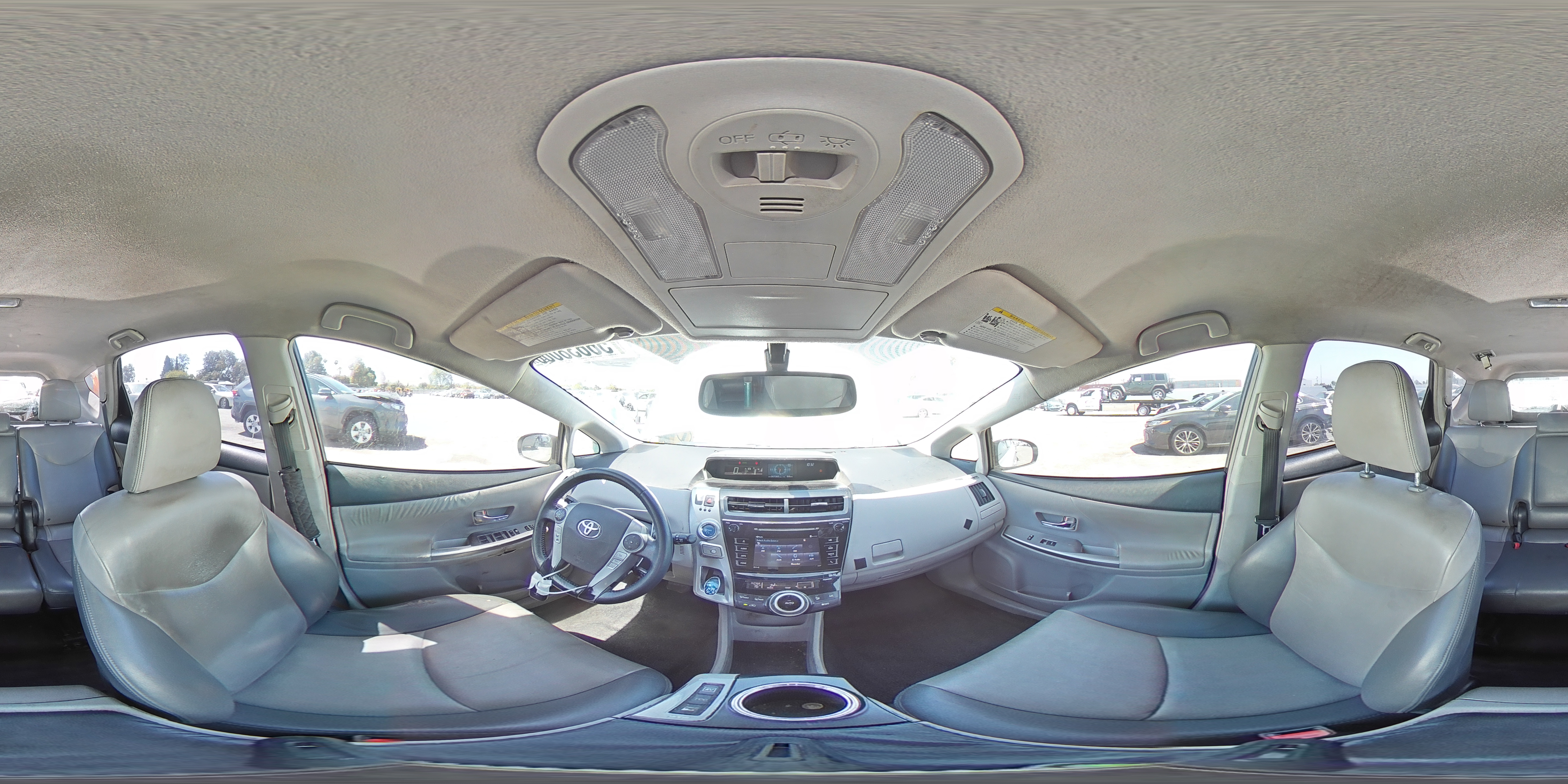 2015 Toyota Prius V Four White vin: JTDZN3EU9FJ029439