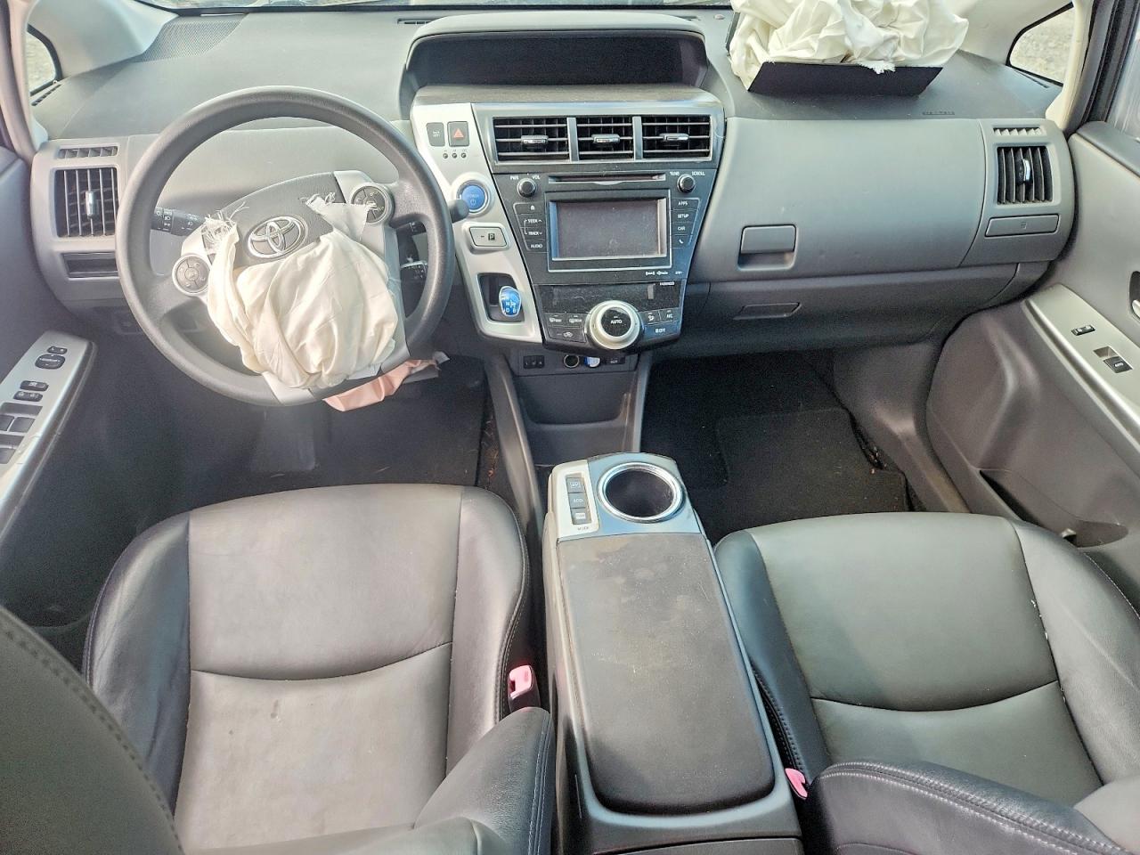 2012 Toyota Prius V Five Red vin: JTDZN3EUXC3025013