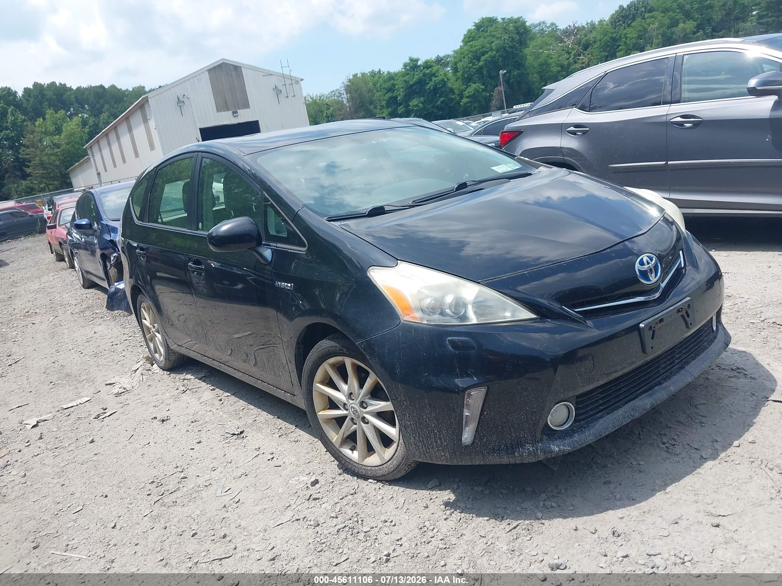 2012 Toyota Prius V Five Black vin: JTDZN3EUXC3028073