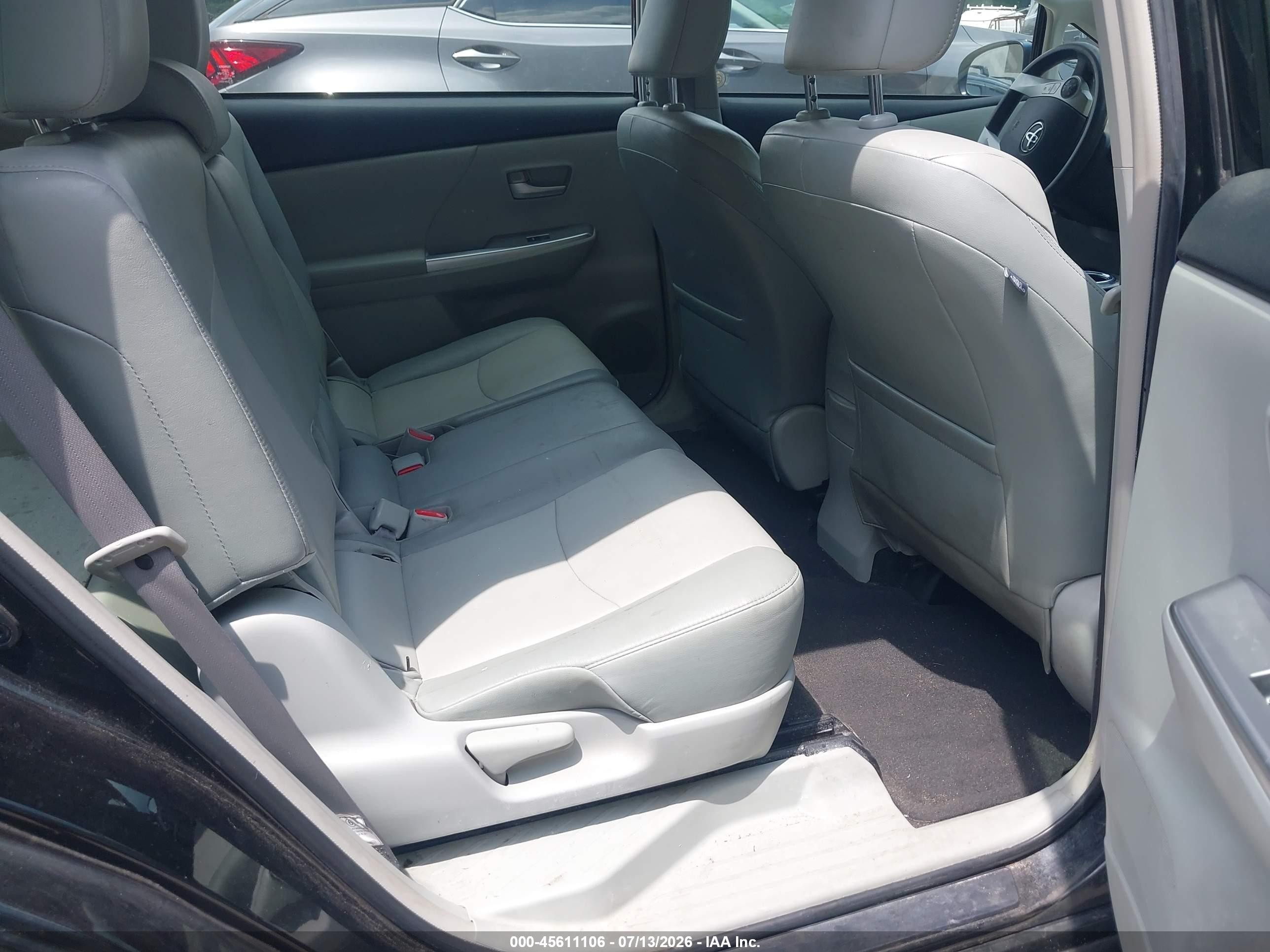 2012 Toyota Prius V Five Black vin: JTDZN3EUXC3028073