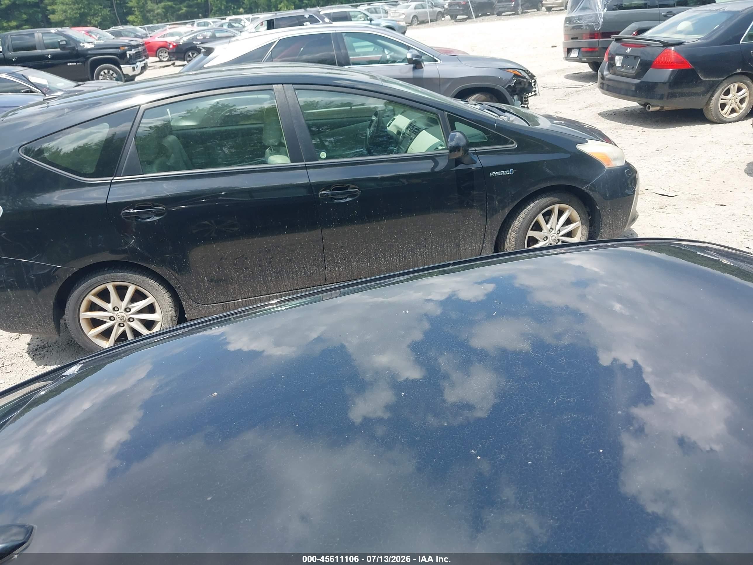 2012 Toyota Prius V Five Black vin: JTDZN3EUXC3028073
