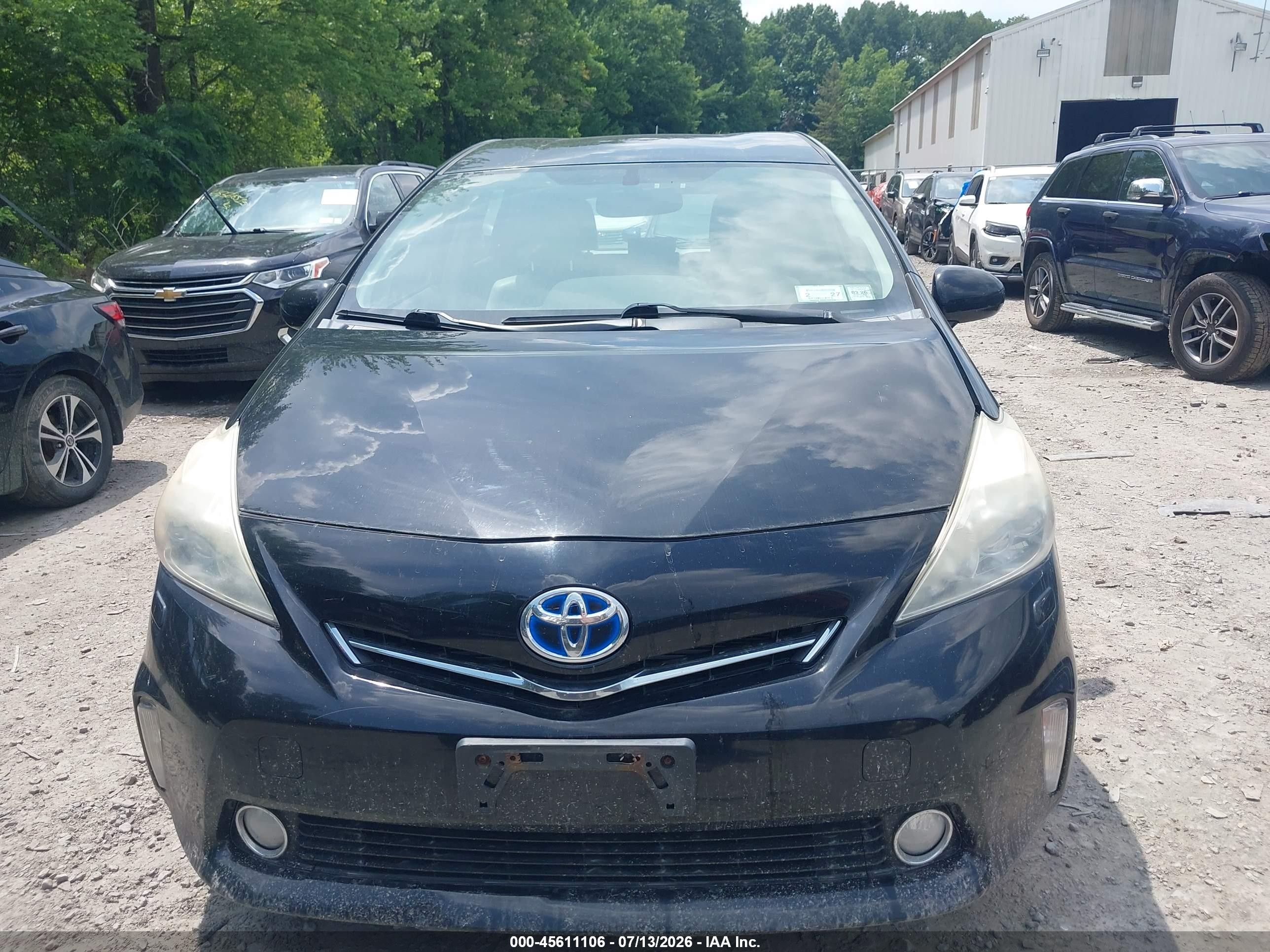 2012 Toyota Prius V Five Black vin: JTDZN3EUXC3028073