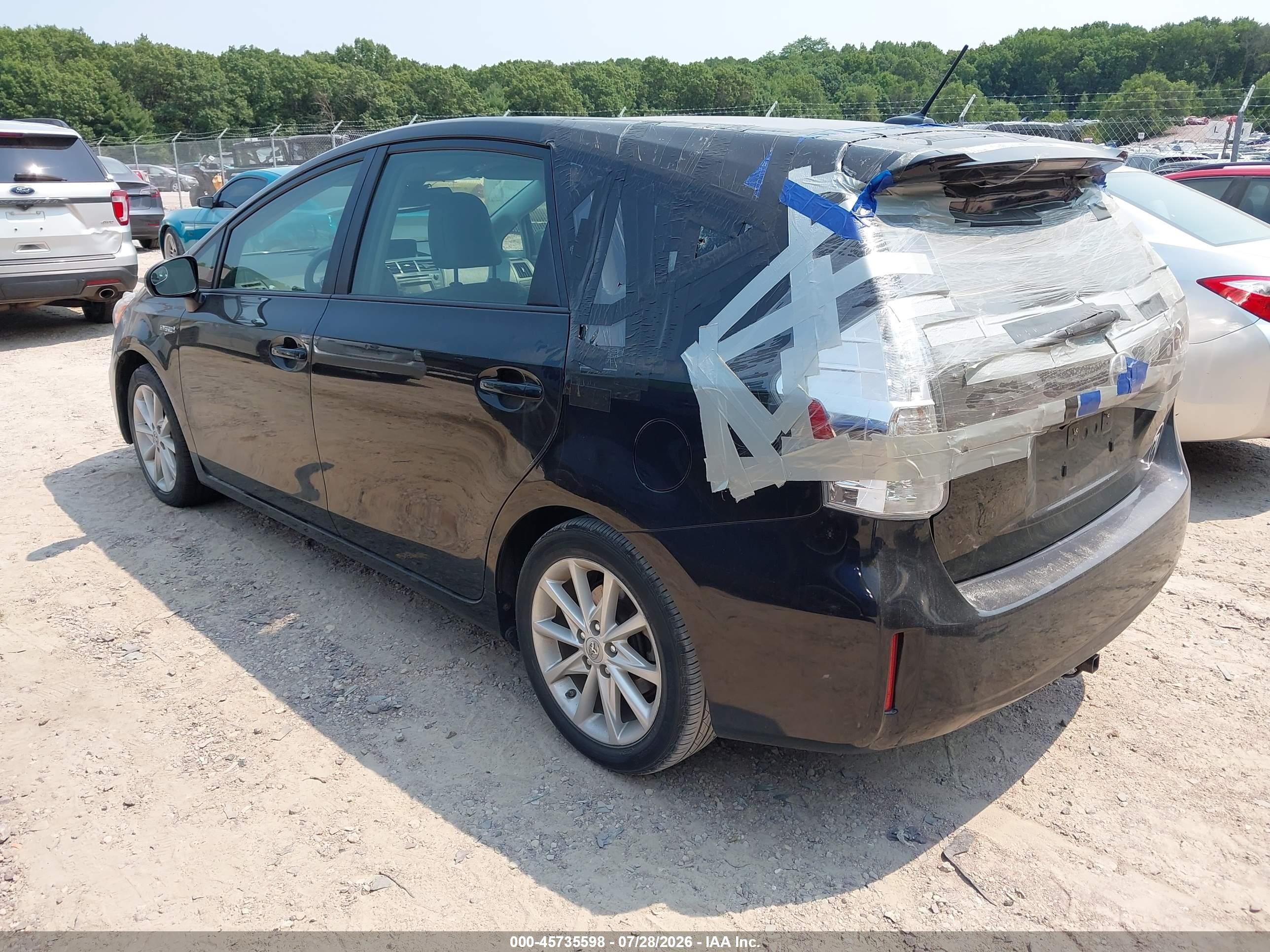 2012 Toyota Prius V Five Black vin: JTDZN3EUXC3042989