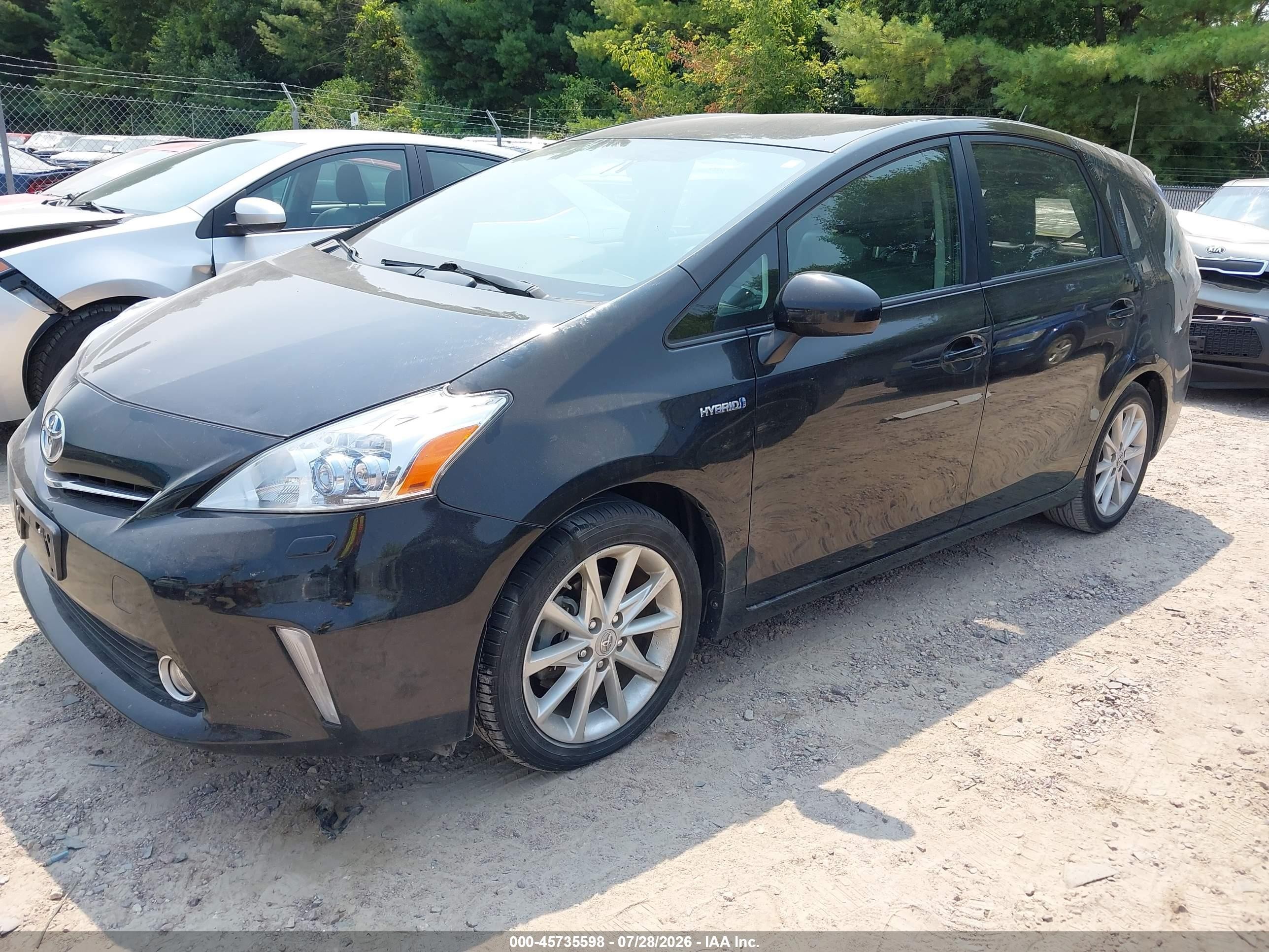 2012 Toyota Prius V Five Black vin: JTDZN3EUXC3042989