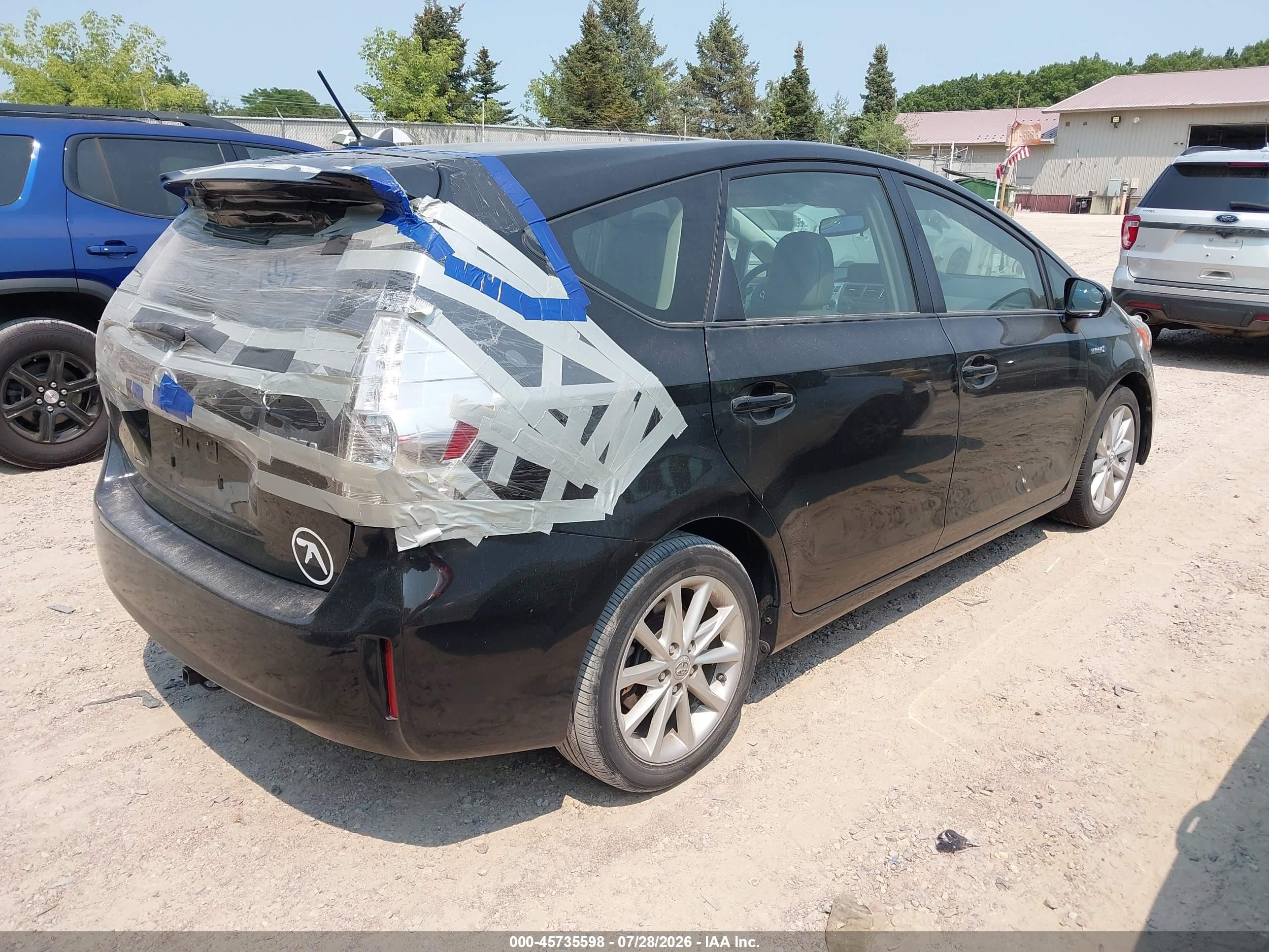 2012 Toyota Prius V Five Black vin: JTDZN3EUXC3042989