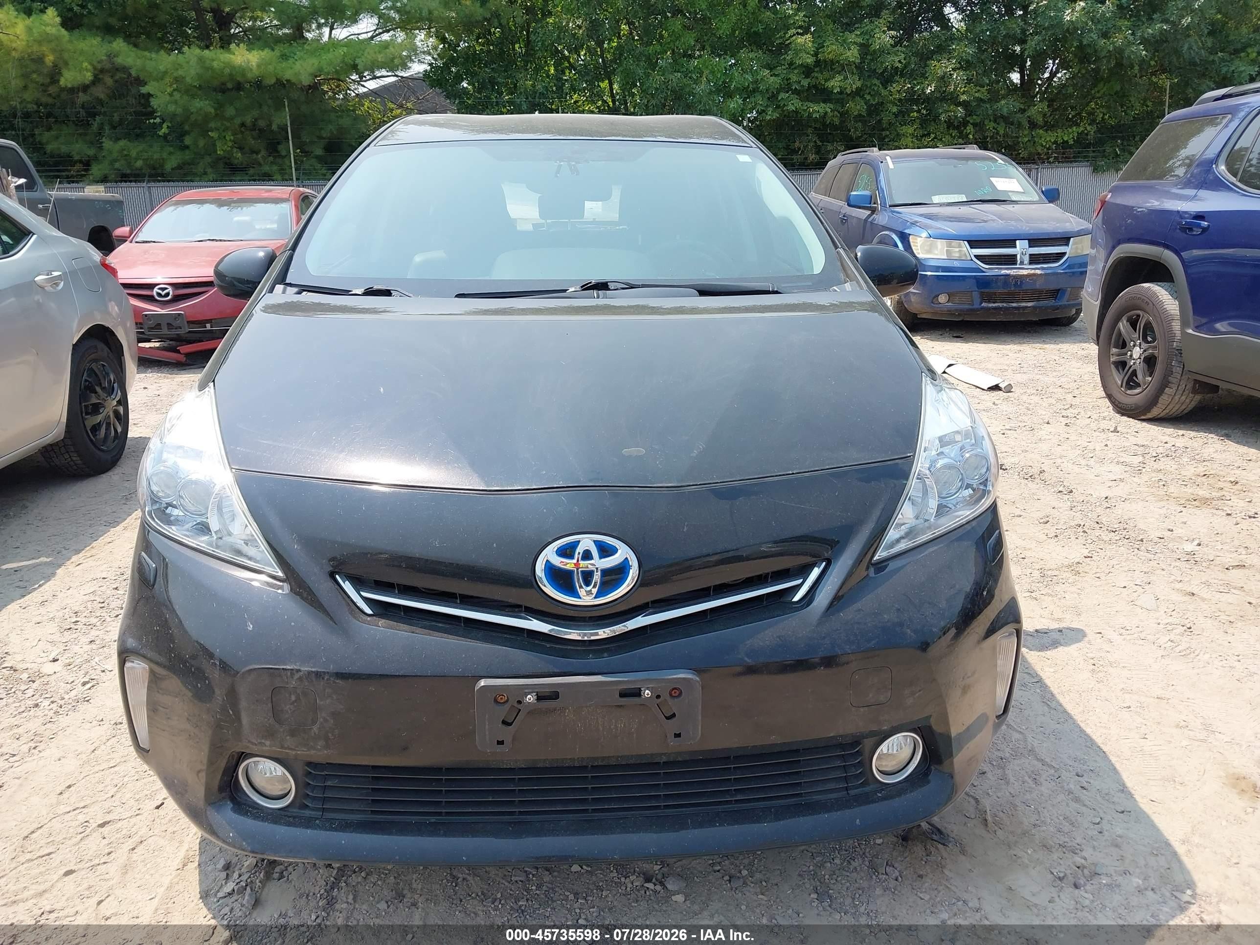 2012 Toyota Prius V Five Black vin: JTDZN3EUXC3042989