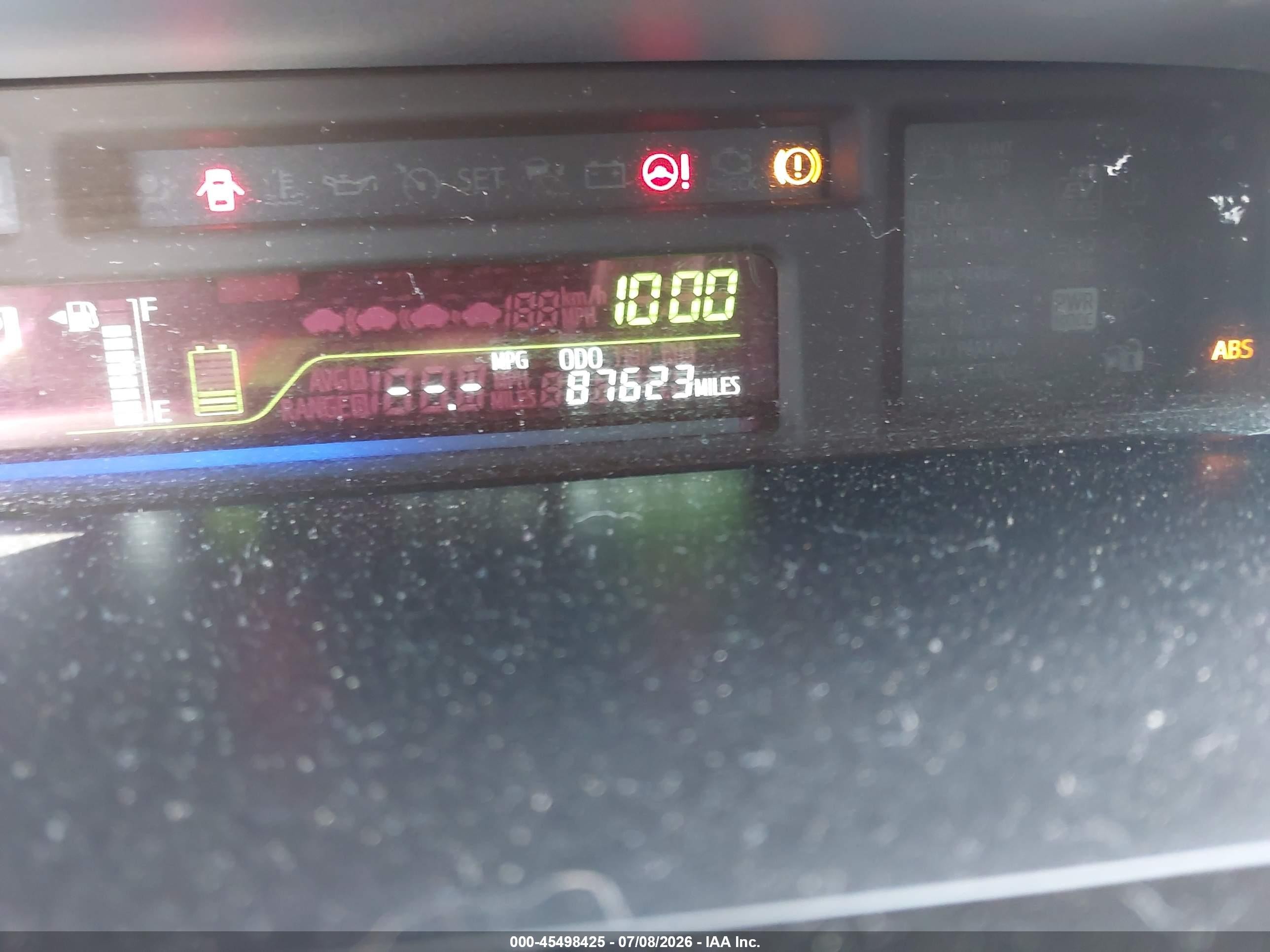 2012 Toyota Prius V Two Red vin: JTDZN3EUXC3109851