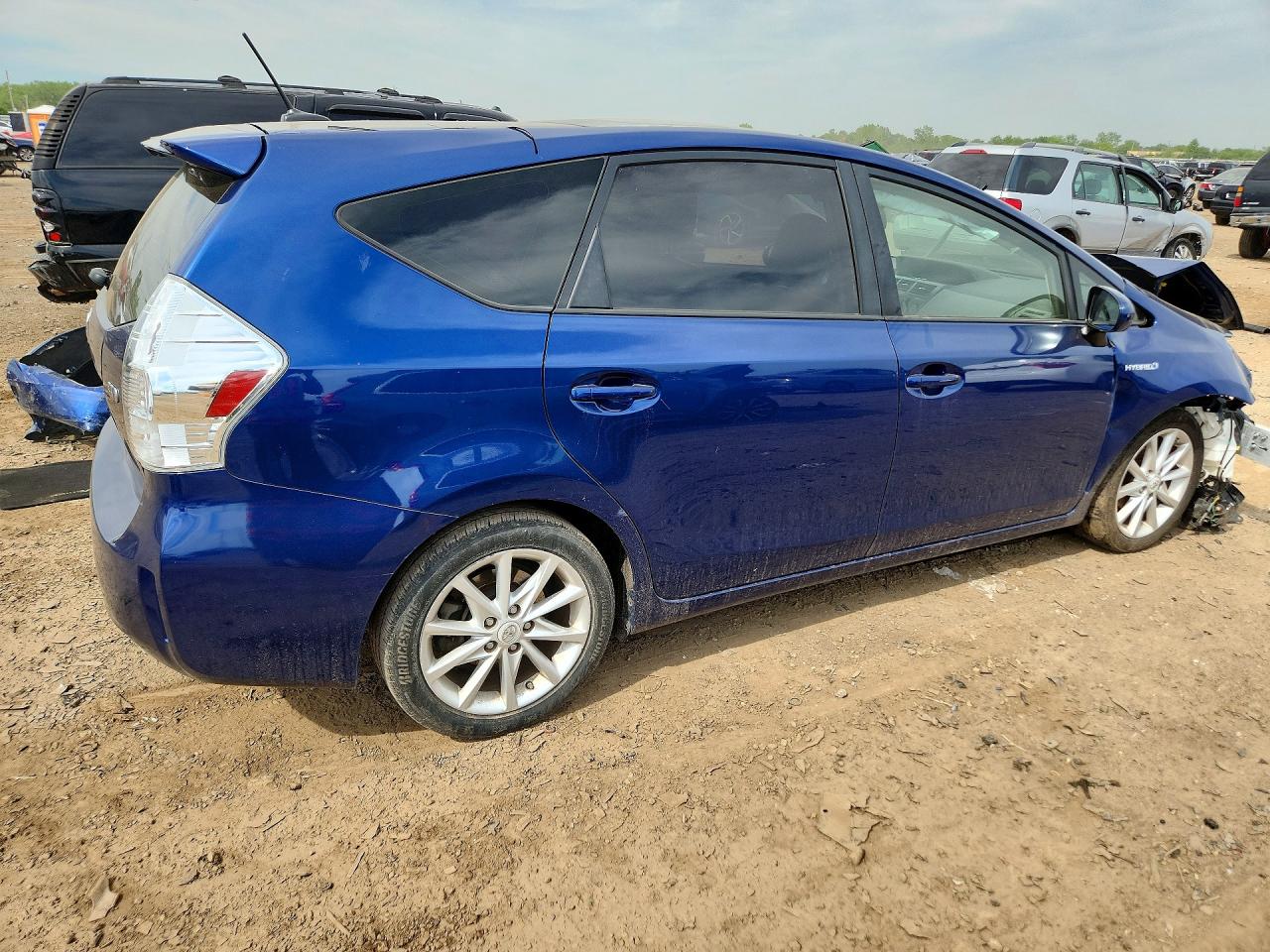 2012 Toyota Prius V Five Синий vin: JTDZN3EUXC3113253