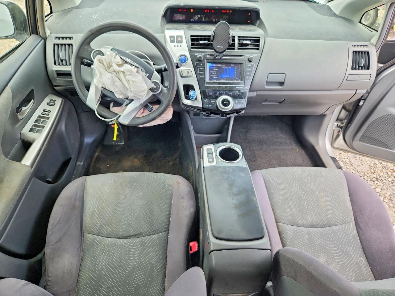 2012 Toyota Prius V Three Silver vin: JTDZN3EUXC3162159
