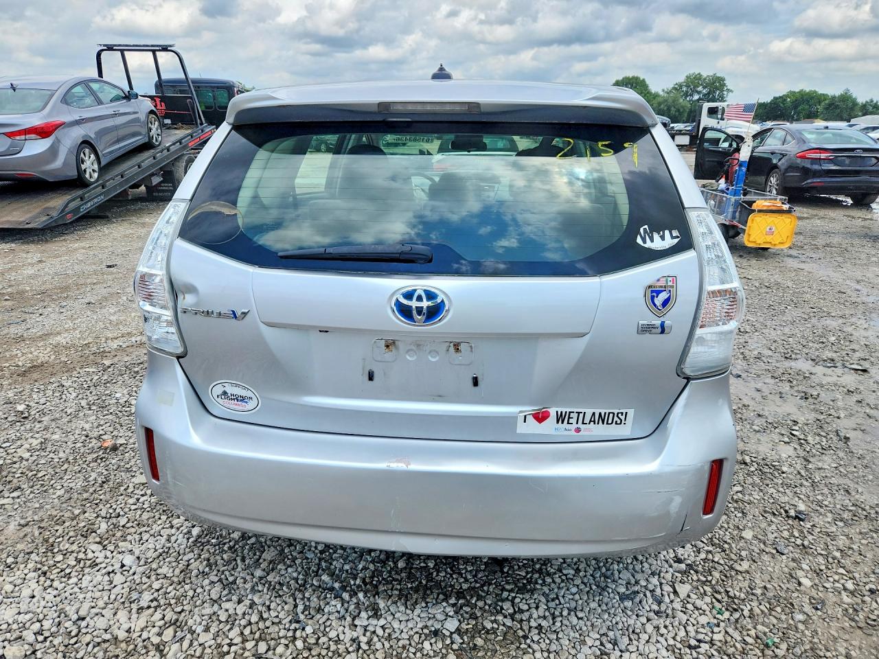 2012 Toyota Prius V Three Silver vin: JTDZN3EUXC3162159