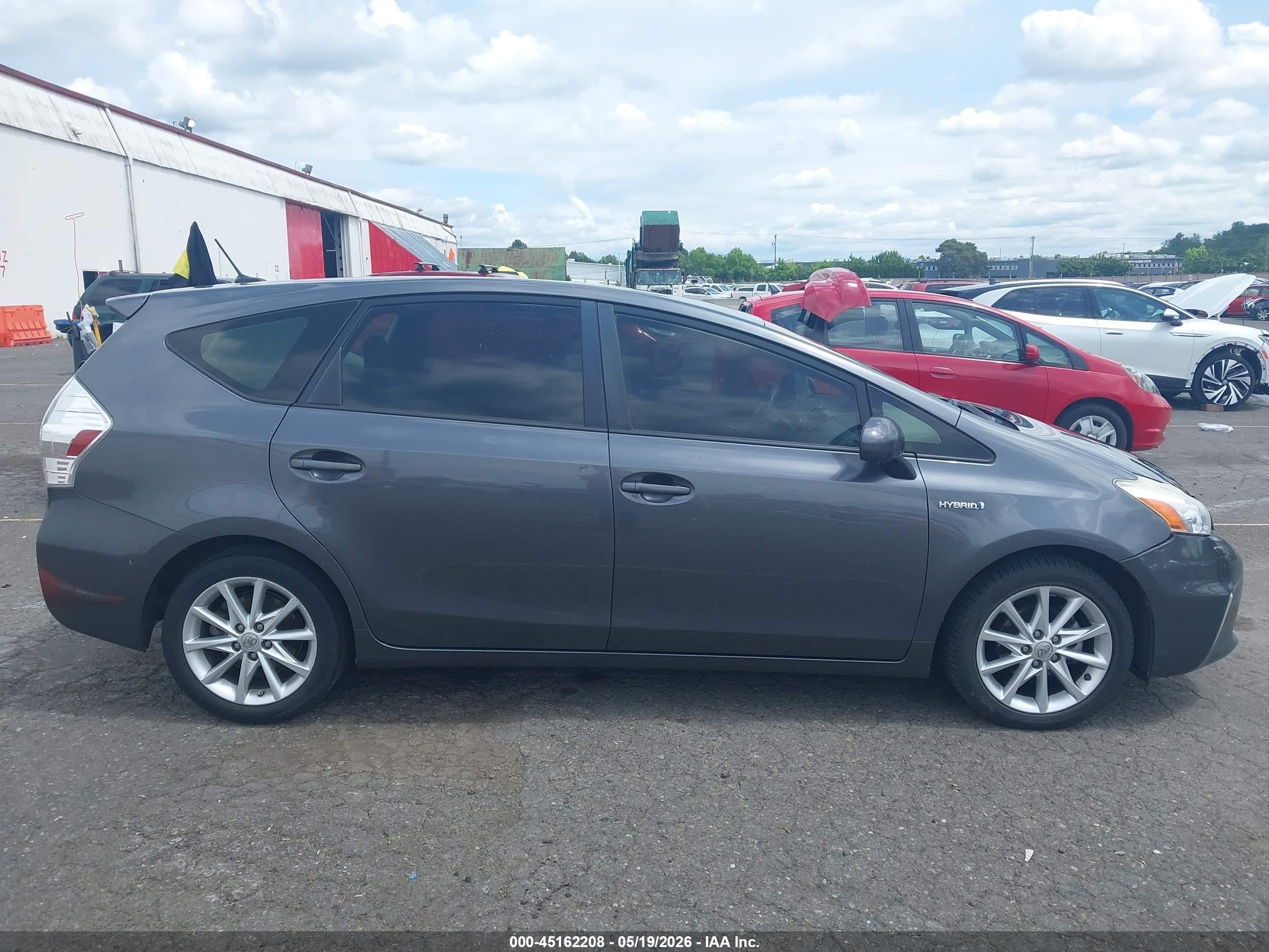 2012 Toyota Prius V Five Gray vin: JTDZN3EUXC3166132