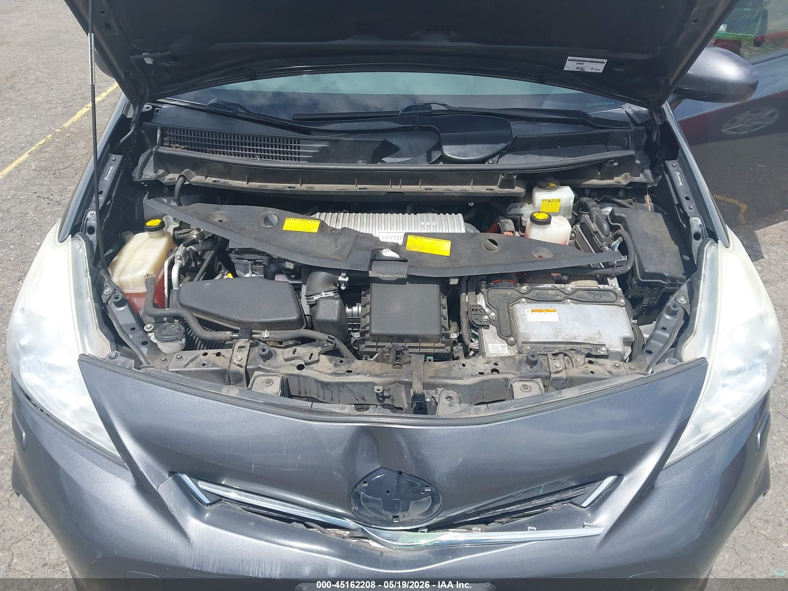 2012 Toyota Prius V Five Gray vin: JTDZN3EUXC3166132