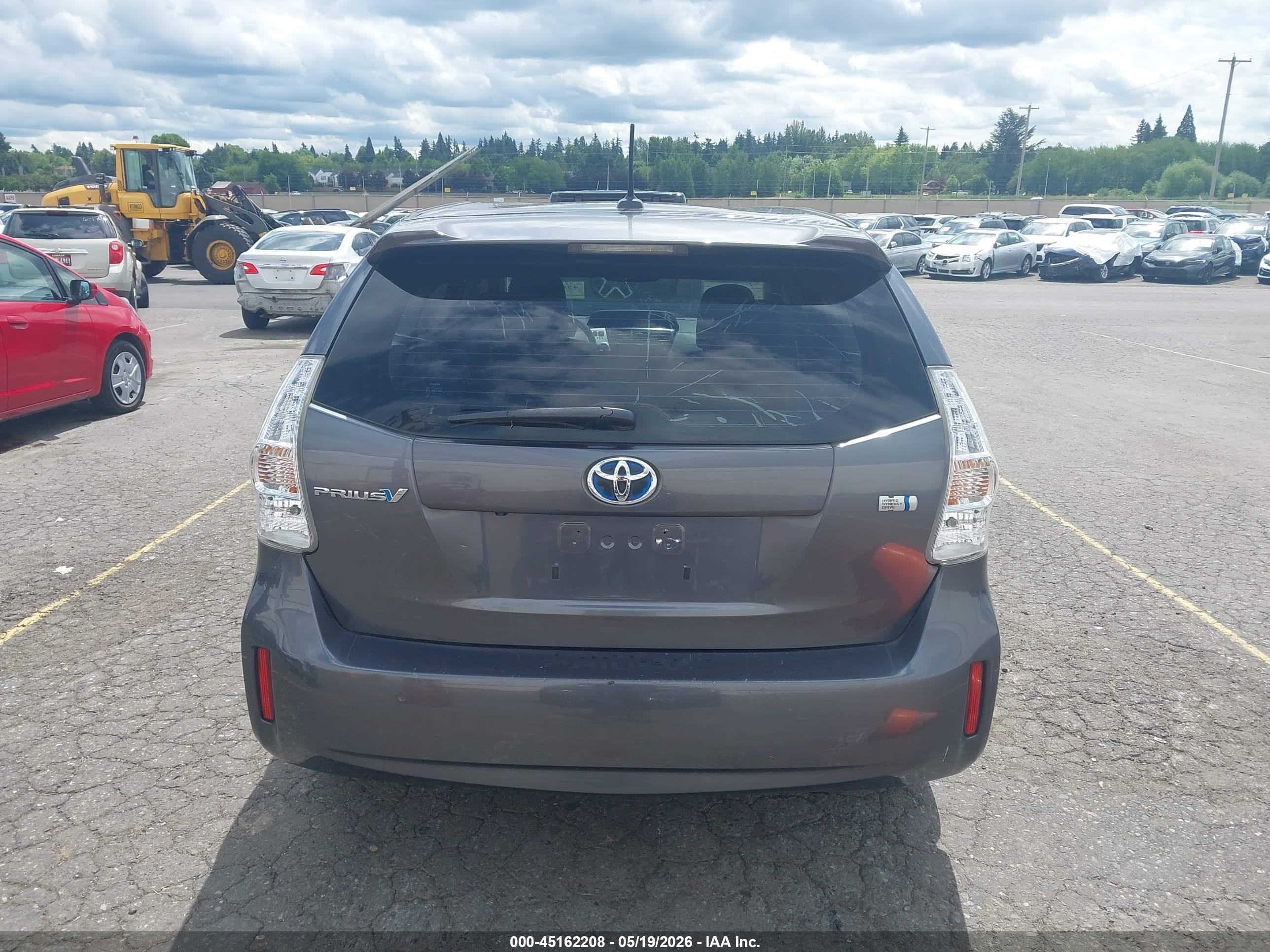 2012 Toyota Prius V Five Gray vin: JTDZN3EUXC3166132