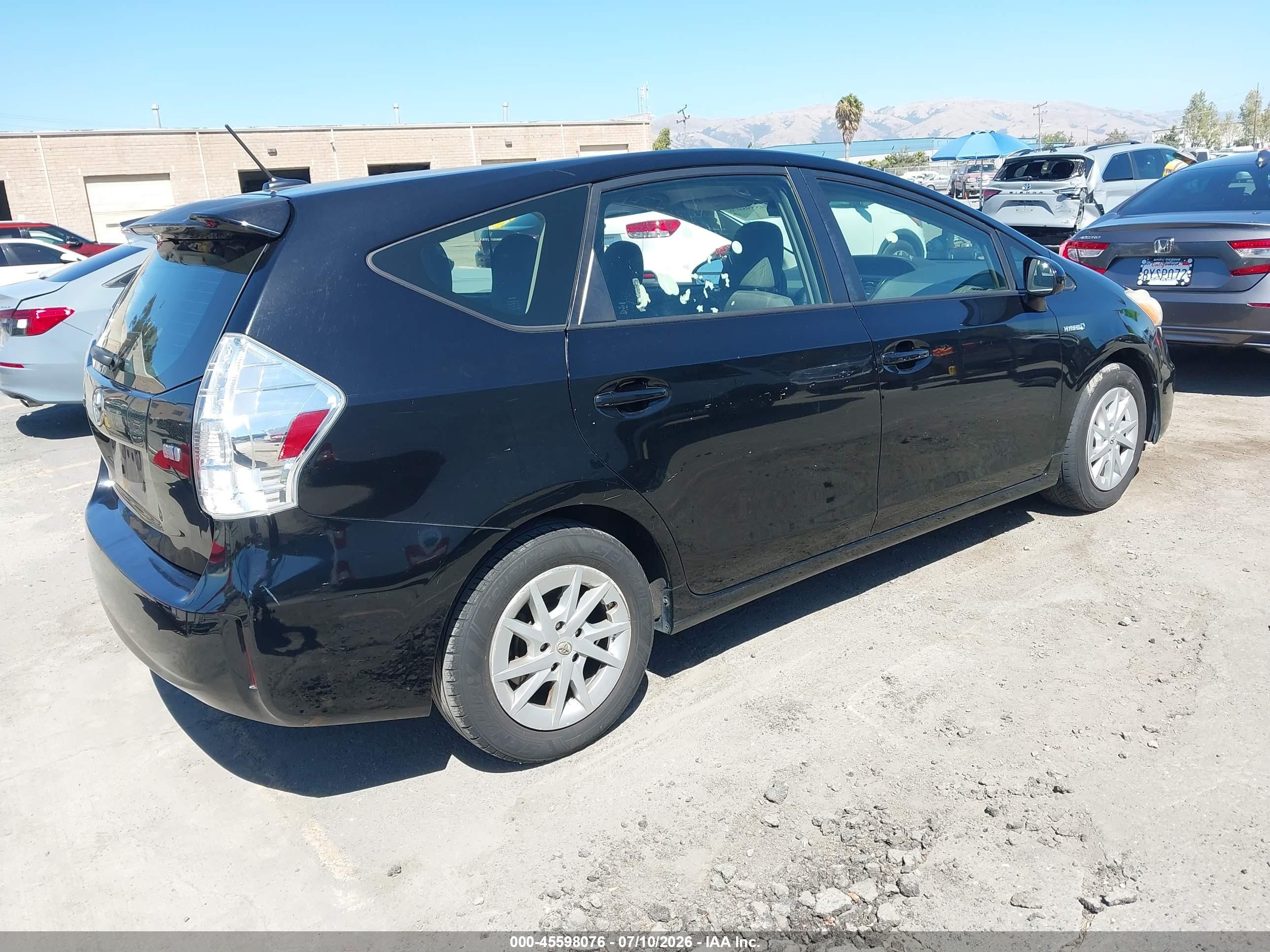 2013 Toyota Prius V Three Black vin: JTDZN3EUXD3203486