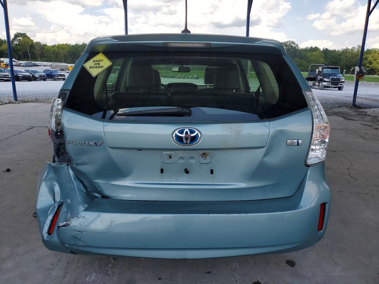 2014 Toyota Prius V Five Синий vin: JTDZN3EUXEJ002510