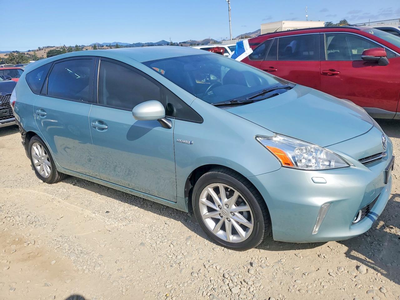 2014 Toyota Prius V Five Turquoise vin: JTDZN3EUXEJ005357