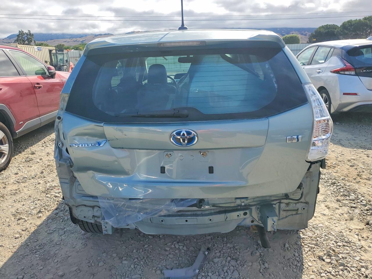 2014 Toyota Prius V Five Turquoise vin: JTDZN3EUXEJ005357