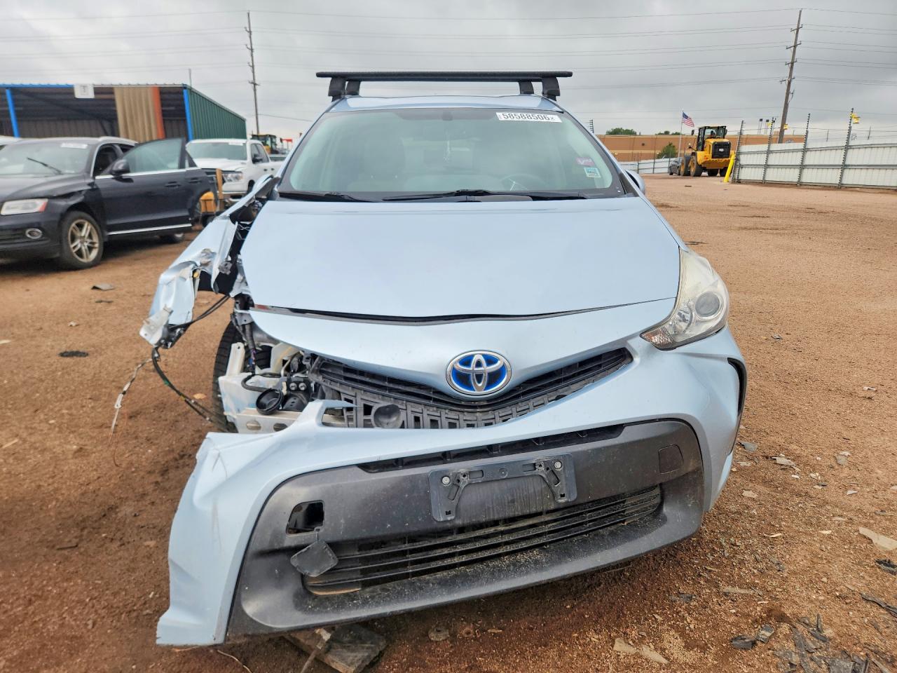 2015 Toyota Prius V Four Blue vin: JTDZN3EUXFJ018823