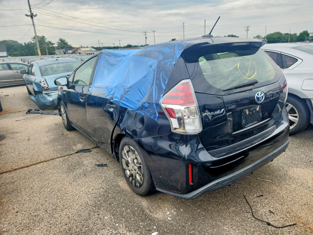 2015 Toyota Prius V Four Black vin: JTDZN3EUXFJ020510