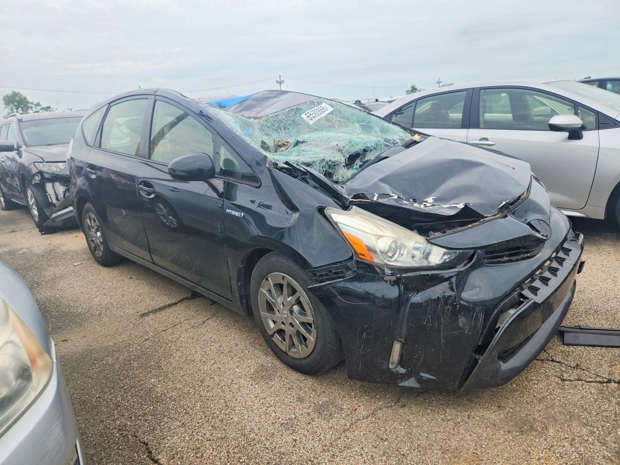 2015 Toyota Prius V Four Black vin: JTDZN3EUXFJ020510