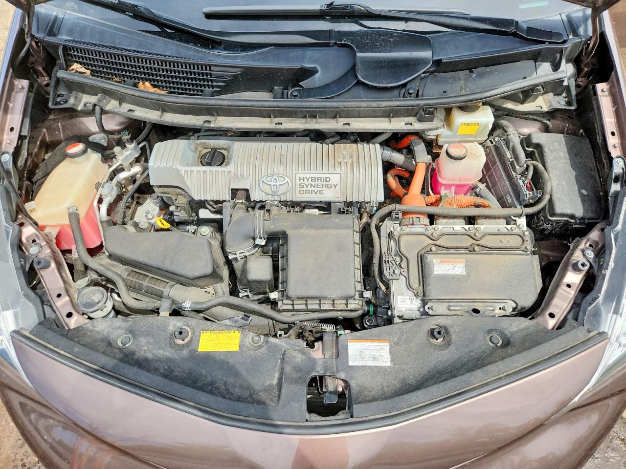 2015 Toyota Prius V Three Brown vin: JTDZN3EUXFJ024492