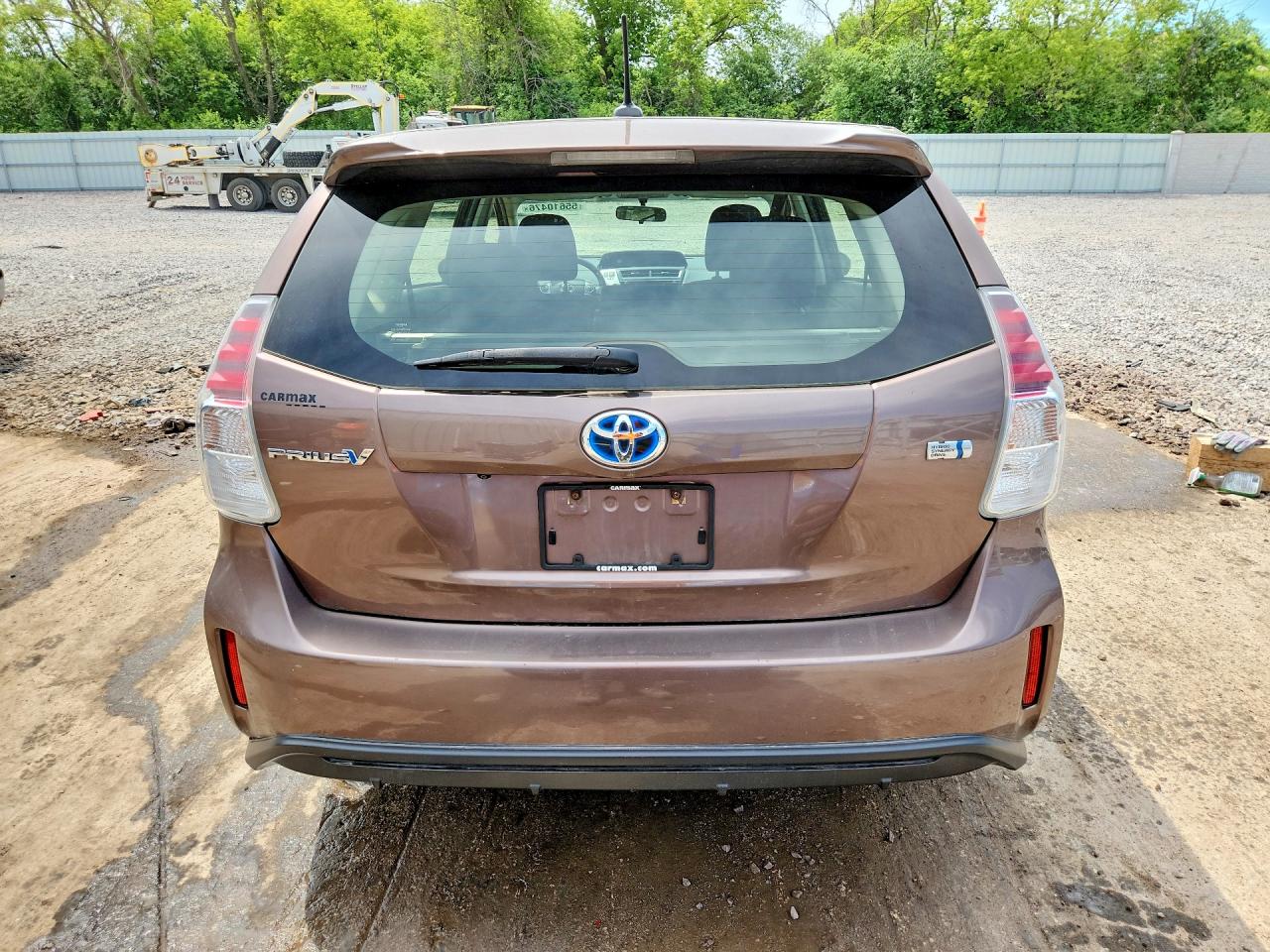 2015 Toyota Prius V Three Brown vin: JTDZN3EUXFJ024492