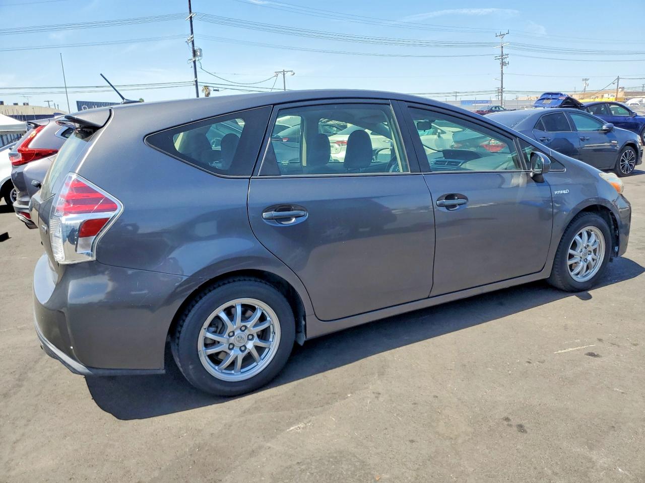 2015 Toyota Prius V Three Gray vin: JTDZN3EUXFJ031698