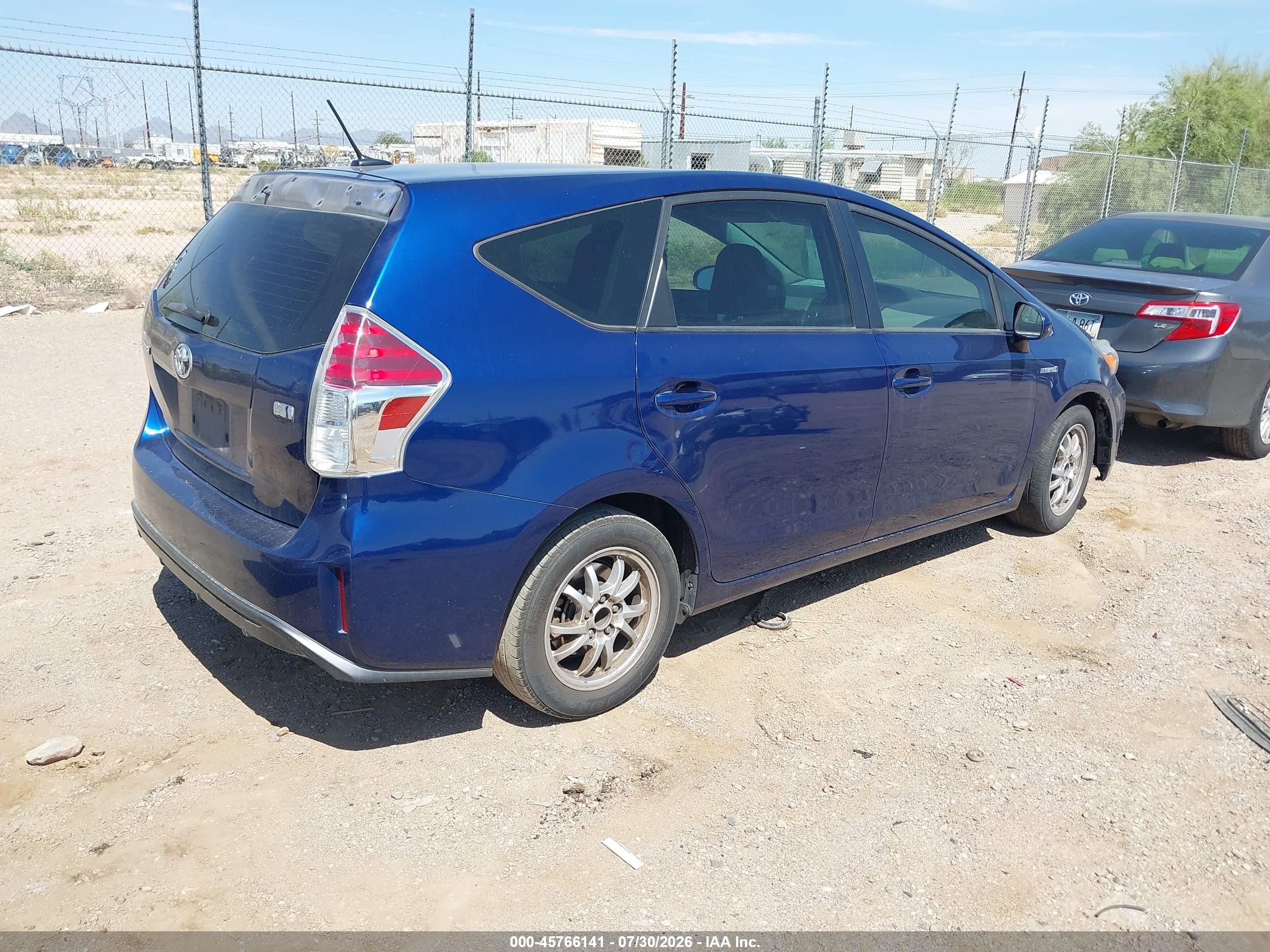 2015 Toyota Prius V Three Blue vin: JTDZN3EUXFJ034472