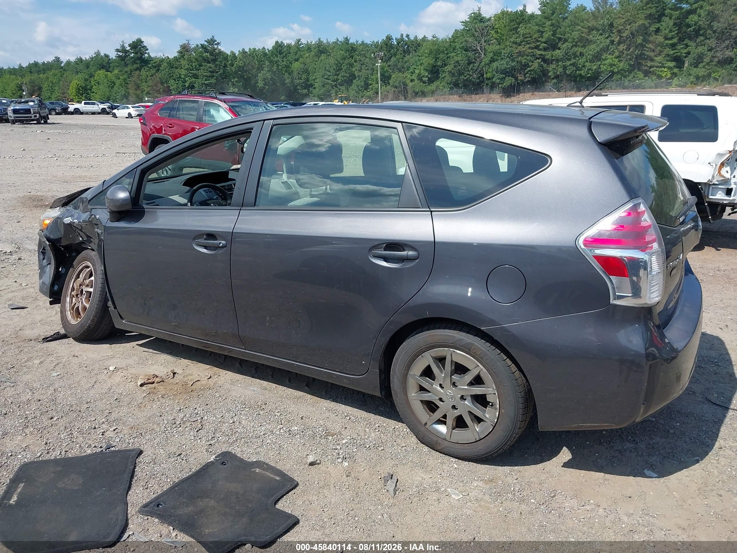 2015 Toyota Prius V Two Gray vin: JTDZN3EUXFJ039087