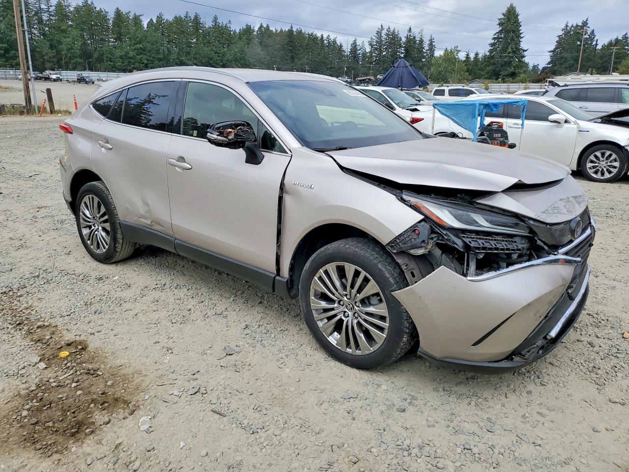 2021 Toyota Venza Xle Серебряный vin: JTEAAAAH1MJ087091
