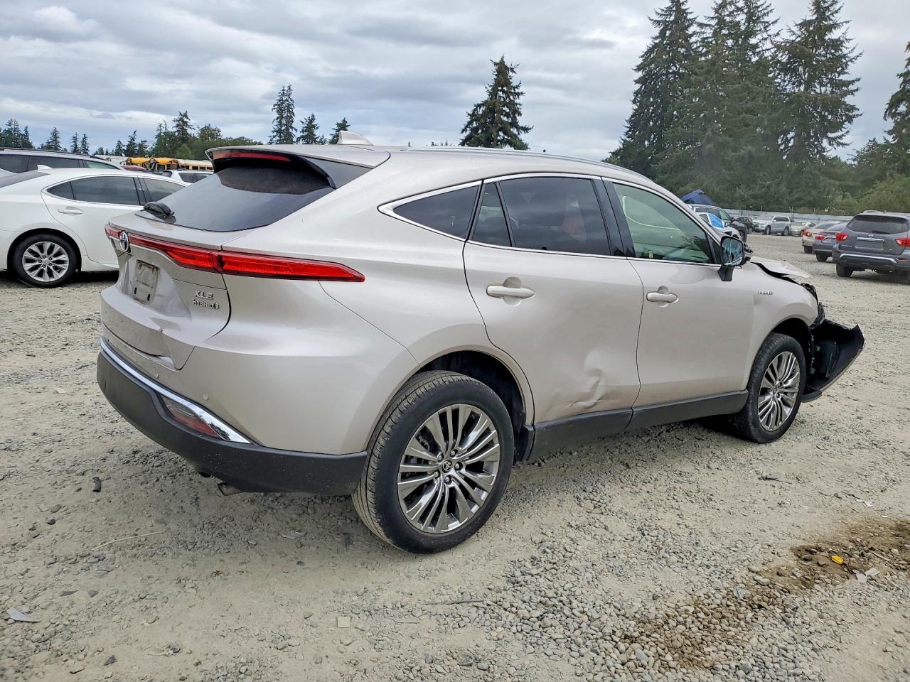 2021 Toyota Venza Xle Серебряный vin: JTEAAAAH1MJ087091