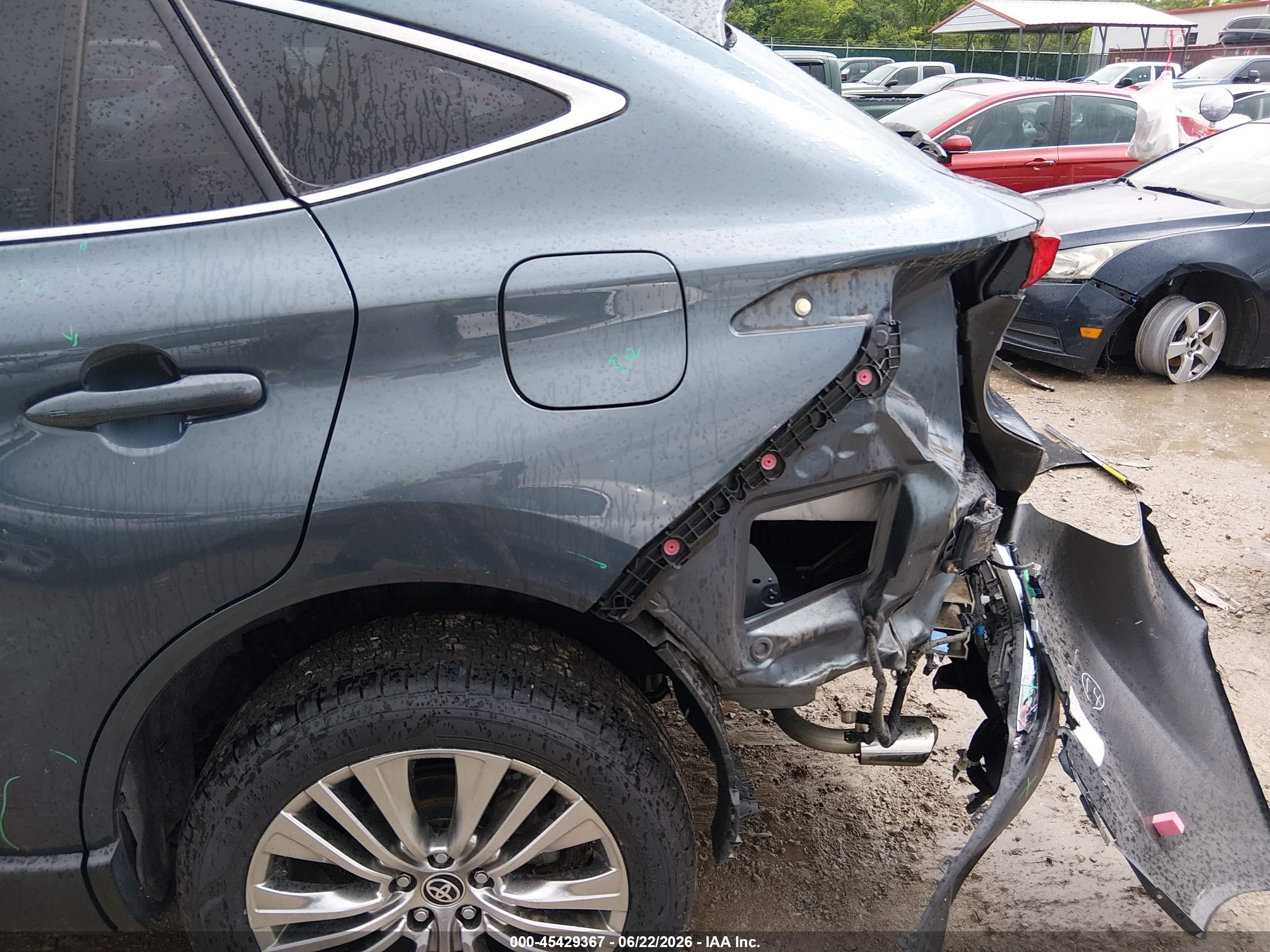 2021 Toyota Venza Xle Синий vin: JTEAAAAH2MJ006776